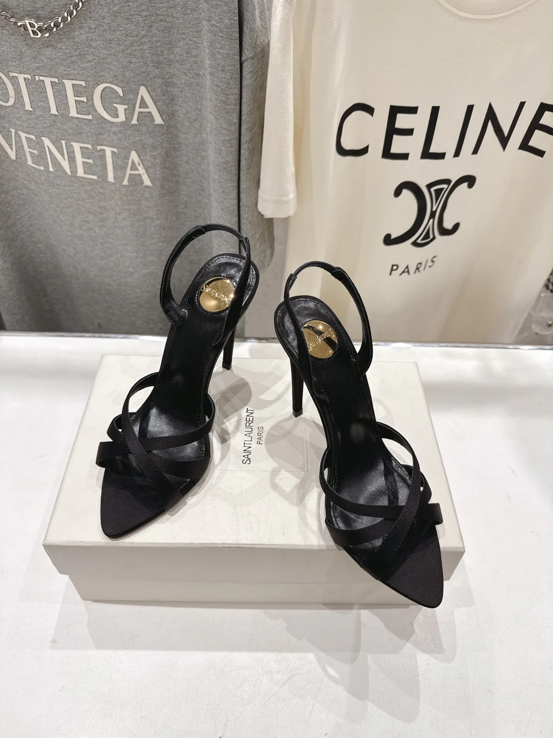 Босоножки Женские Saint Laurent 11623308