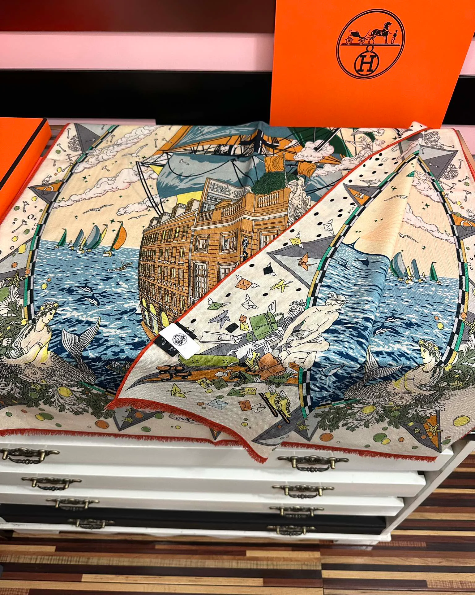 Шарфы Hermes 369665