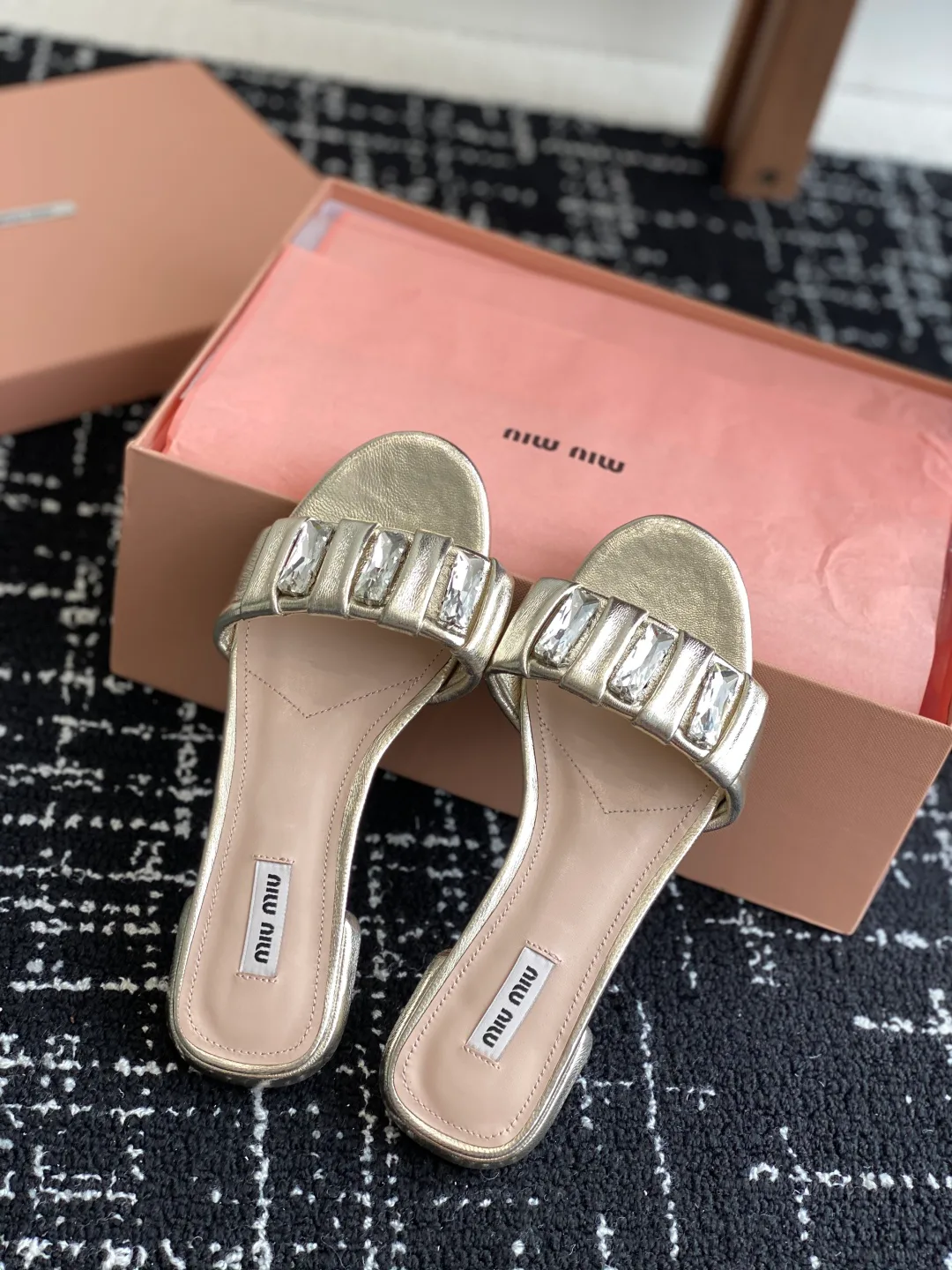 Шлепанцы Женские Miu Miu 19668