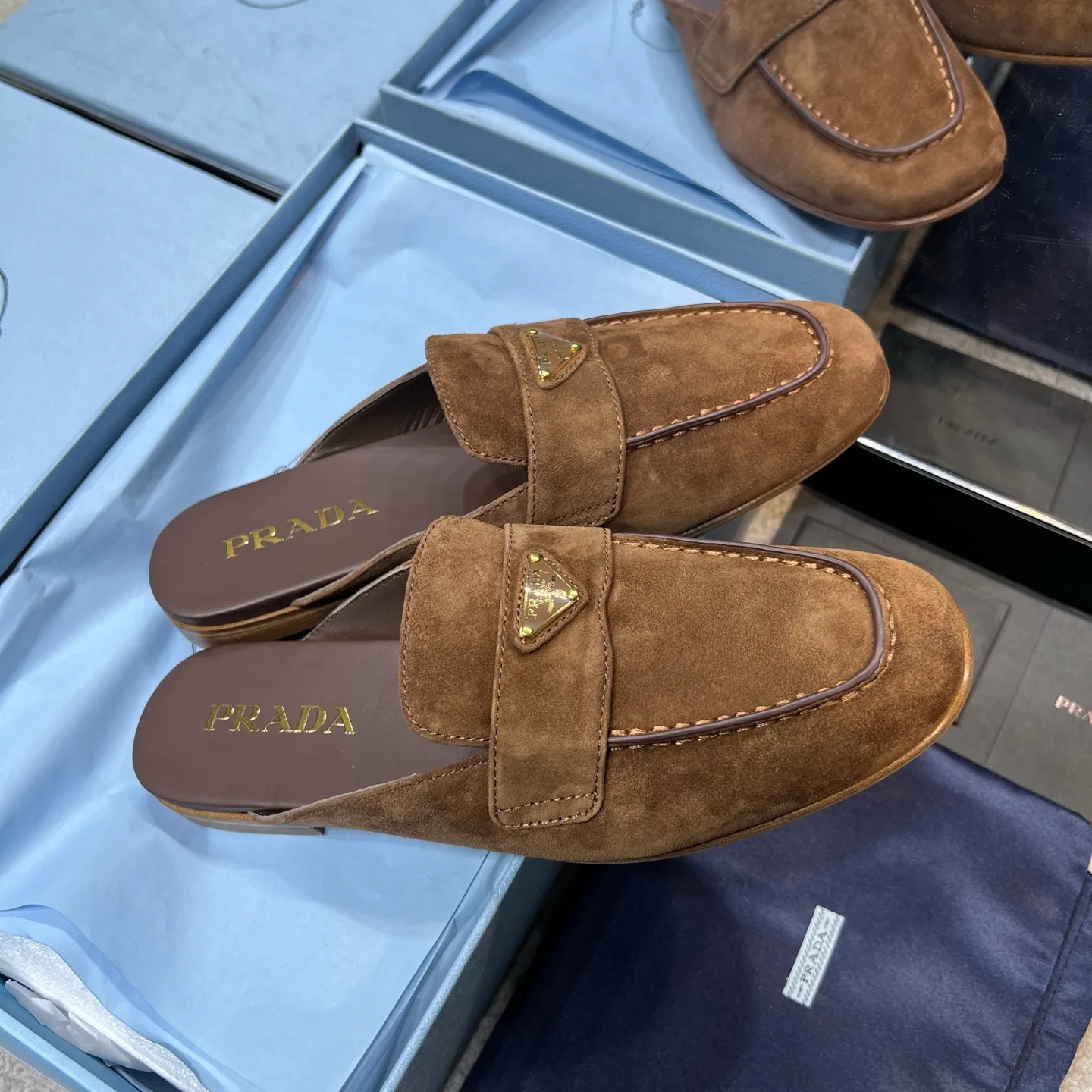 Мюли И Сабо Женские Prada 31059