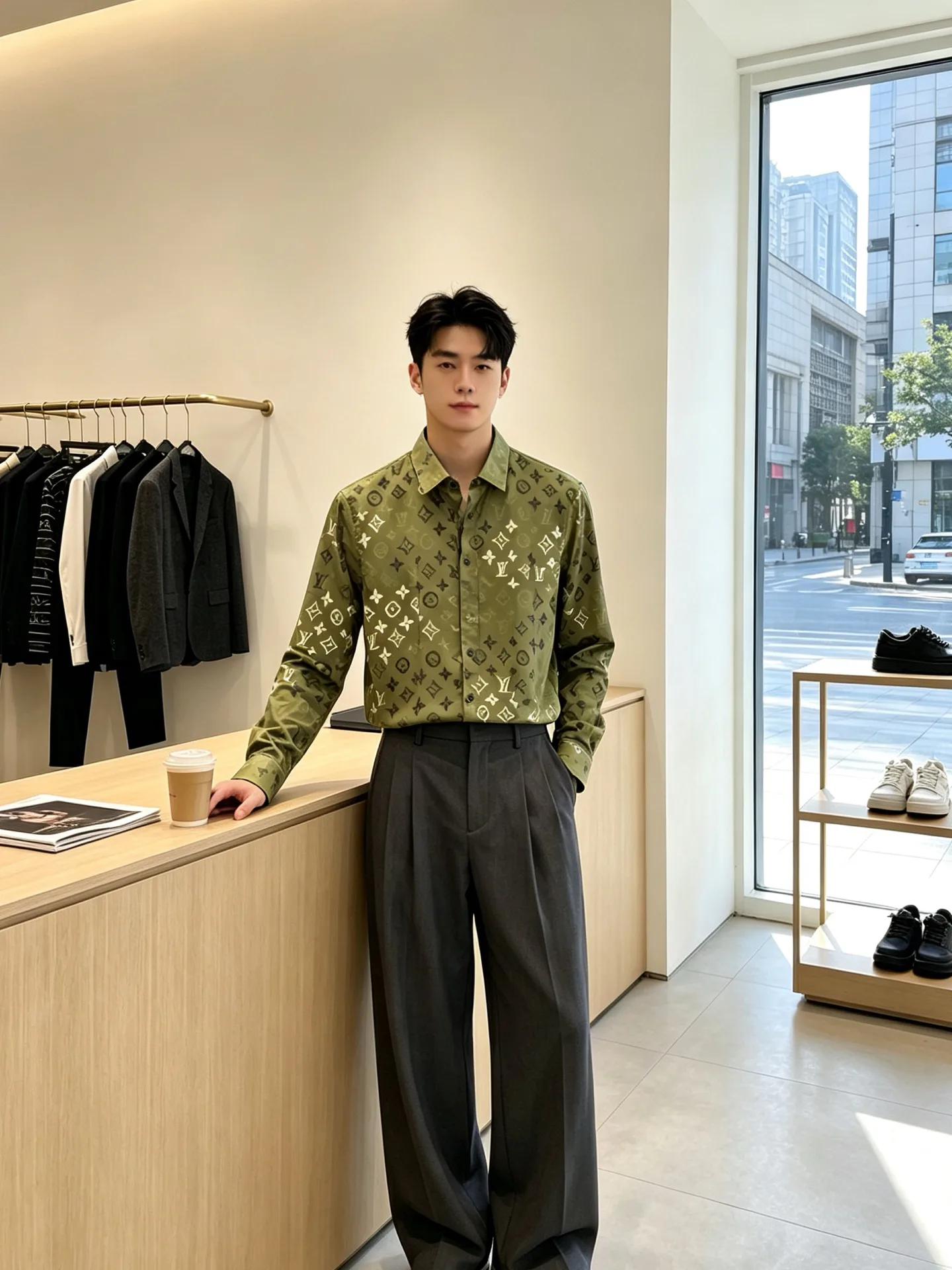 Рубашки Мужские Louis Vuitton 18795836