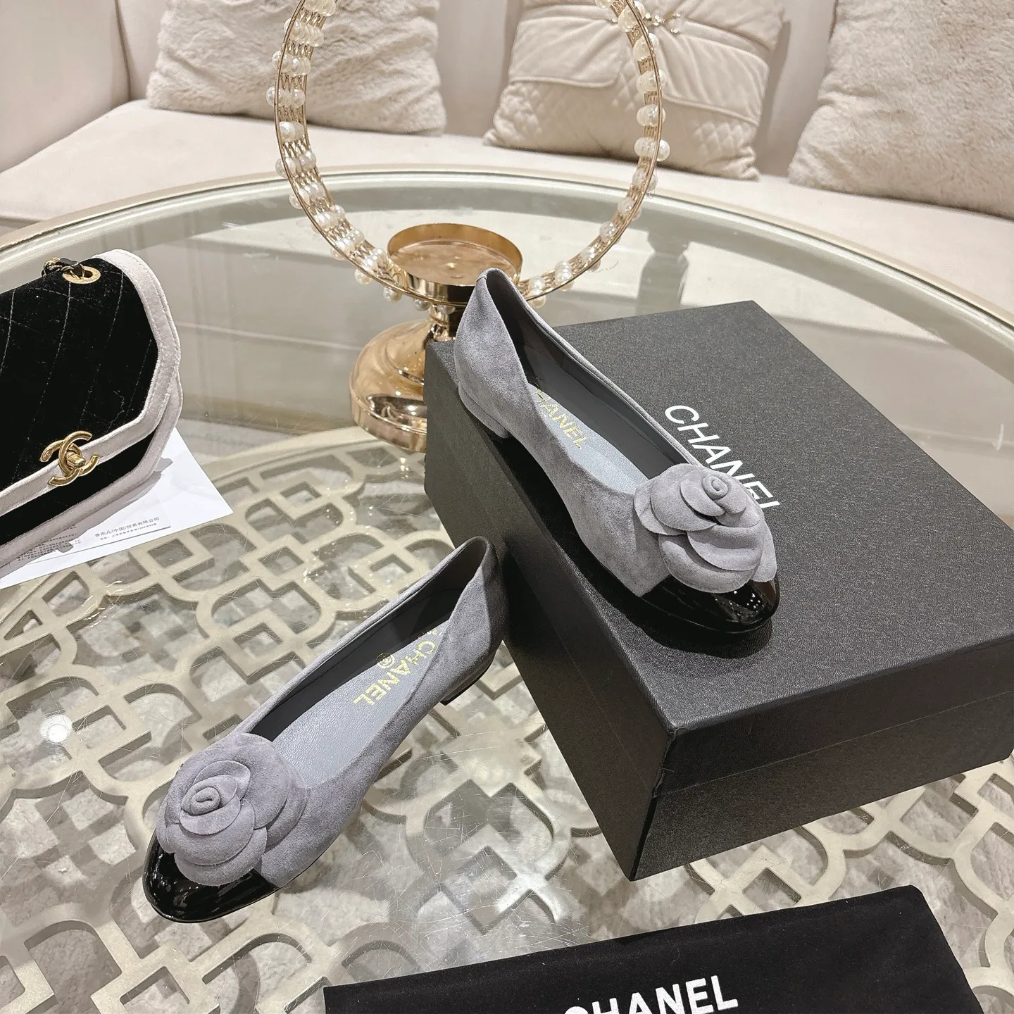 Балетки Женские Chanel 1036104