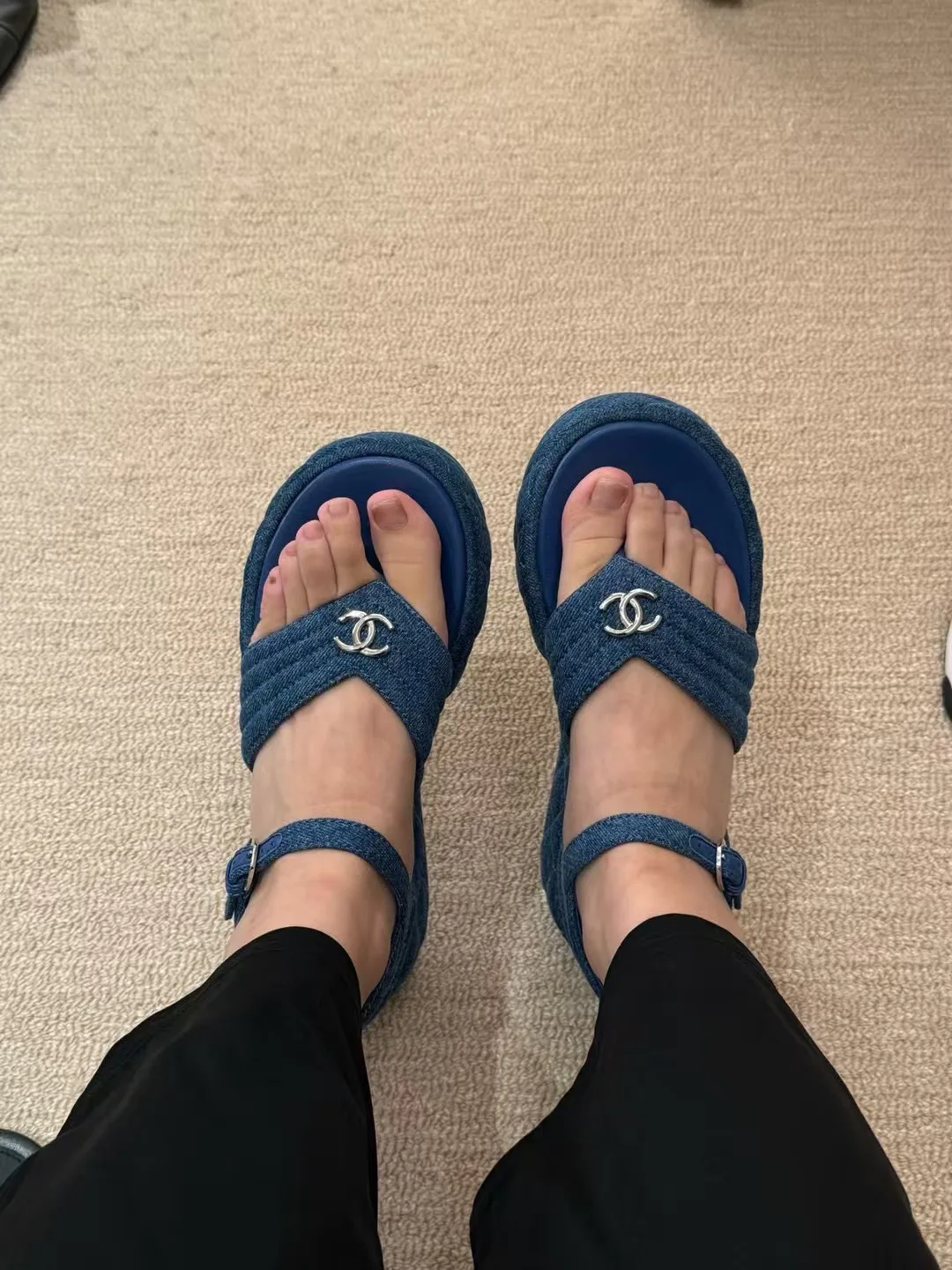 Шлепанцы Женские Chanel 15168