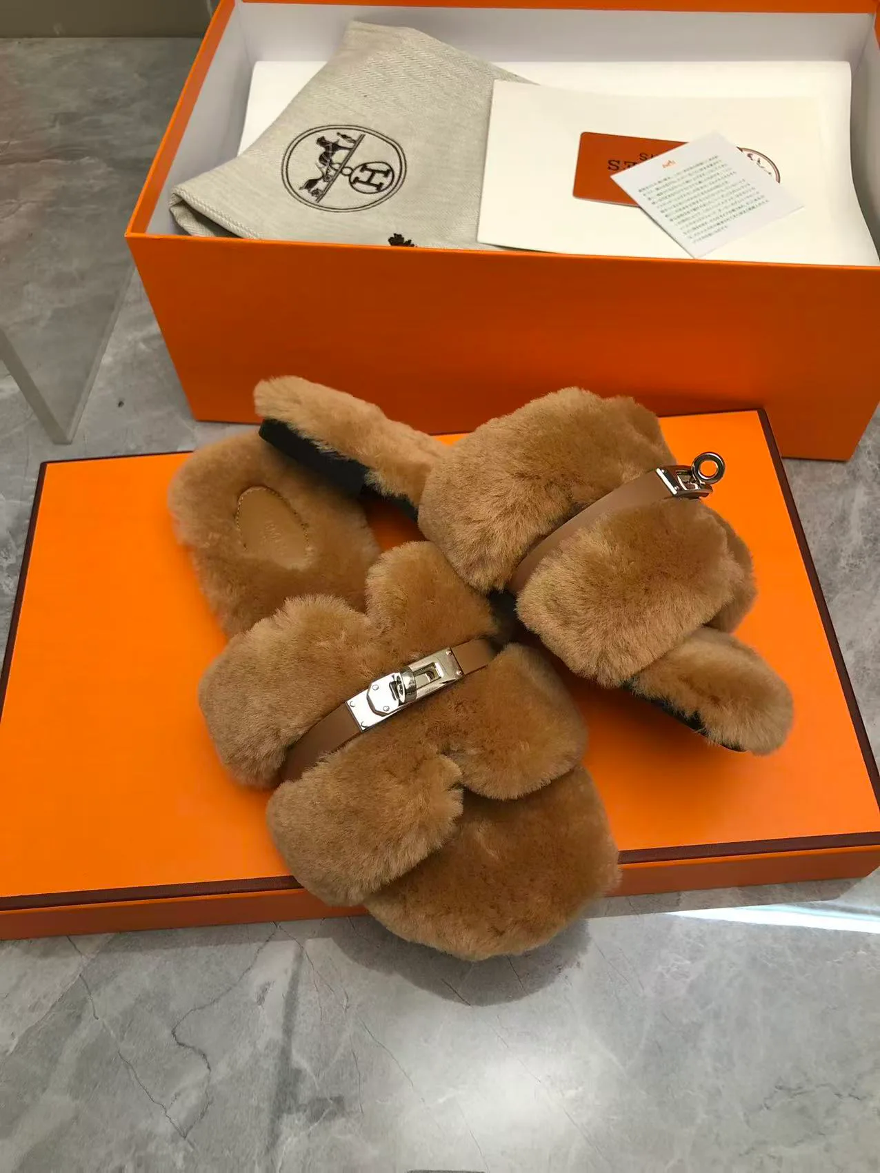 Тапочки Женские Hermes 234115