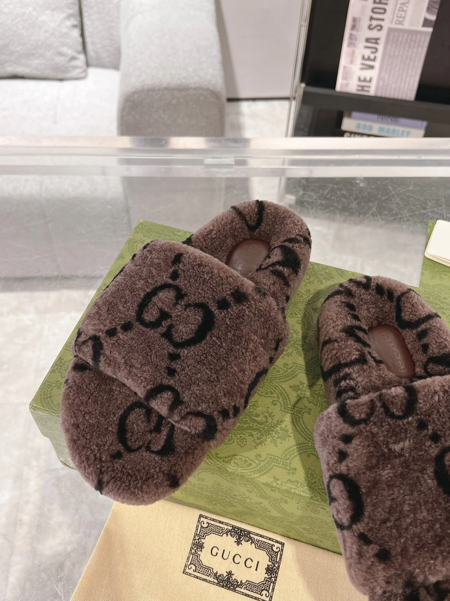 Тапочки Женские Gucci 152621