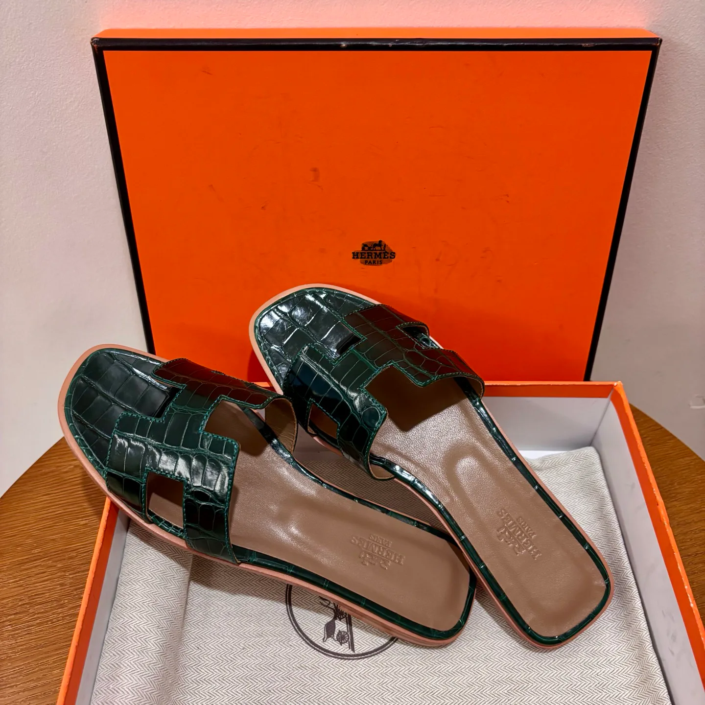 Шлепанцы Женские Hermes 4503980