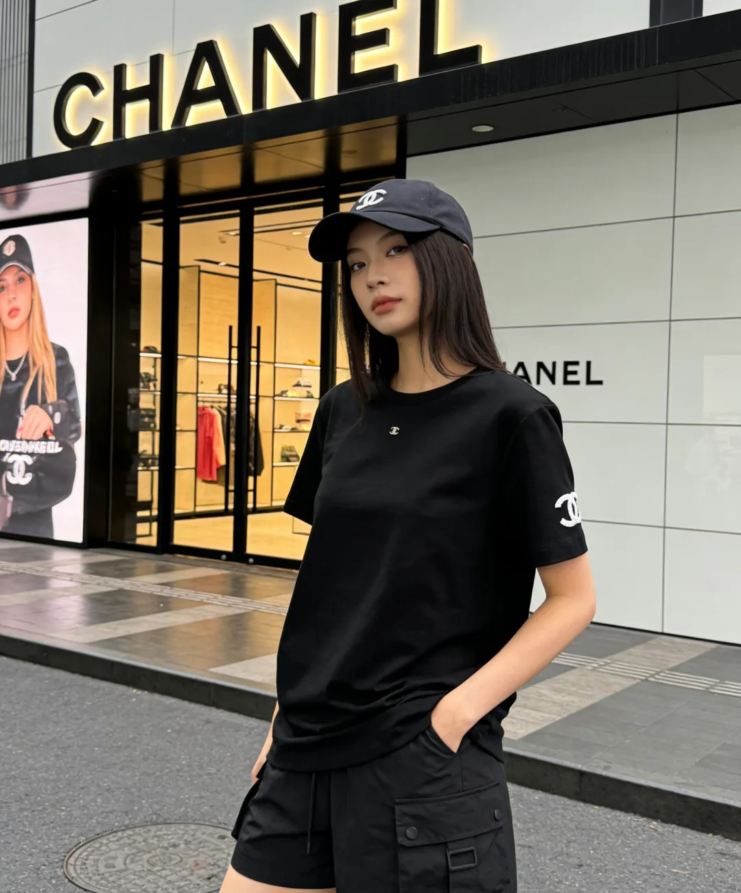 Футболки Женские Chanel 13583862