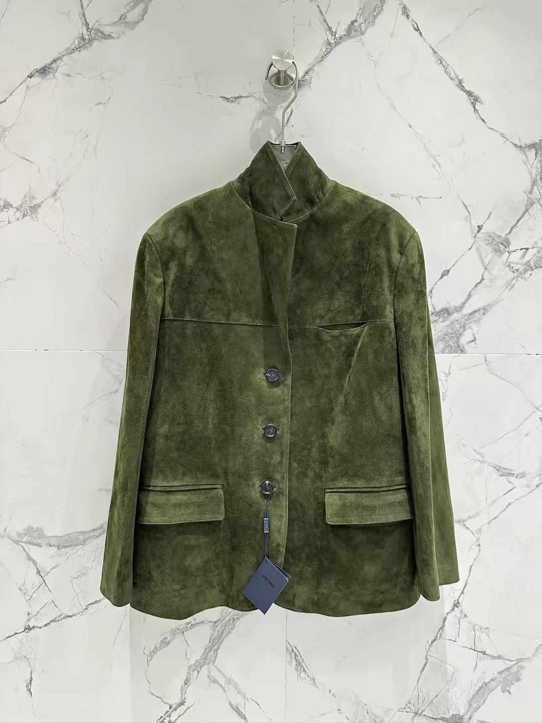 Кожаные Куртки И Дублёнки Женские Prada 13186437