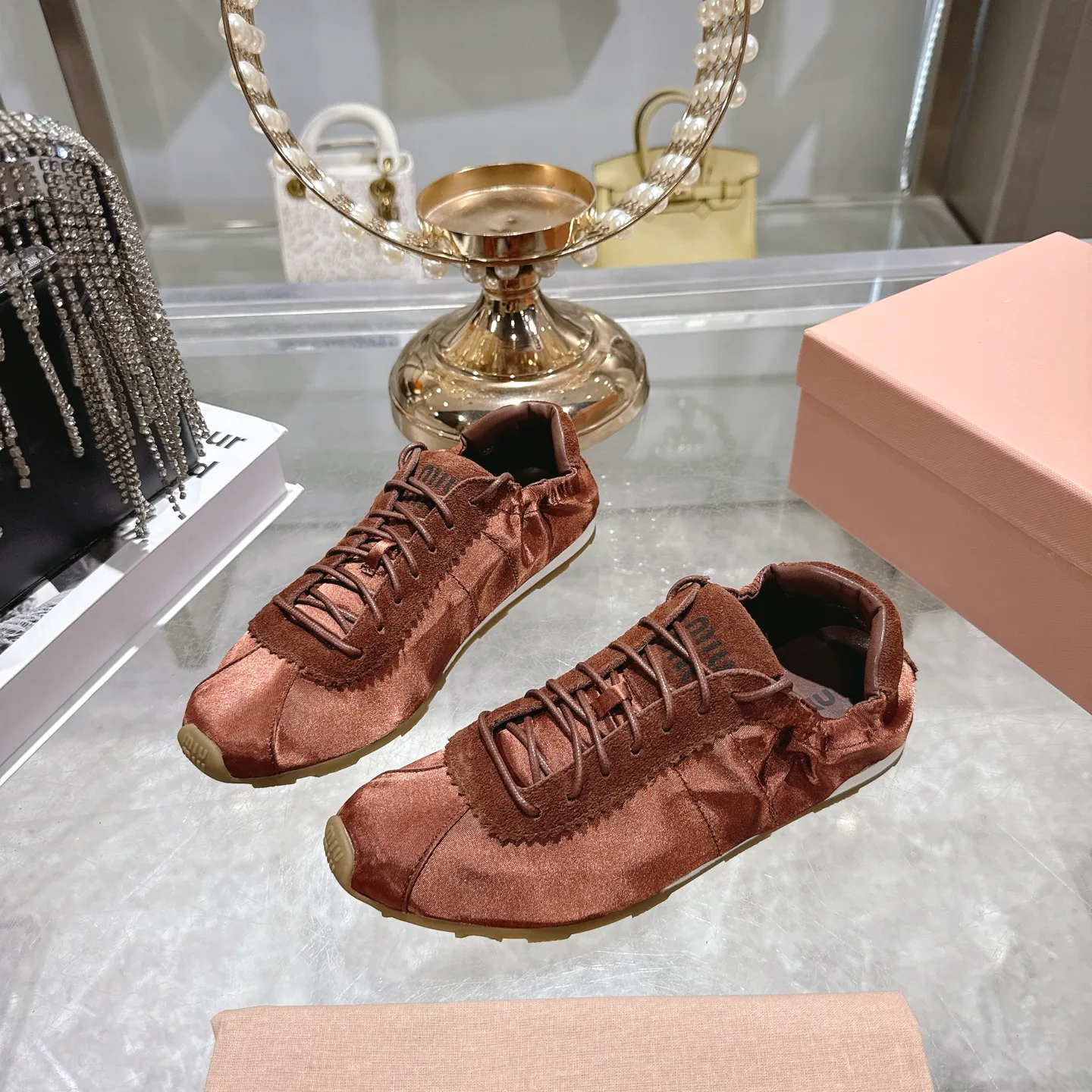 Кроссовки Женские Miu Miu 397934