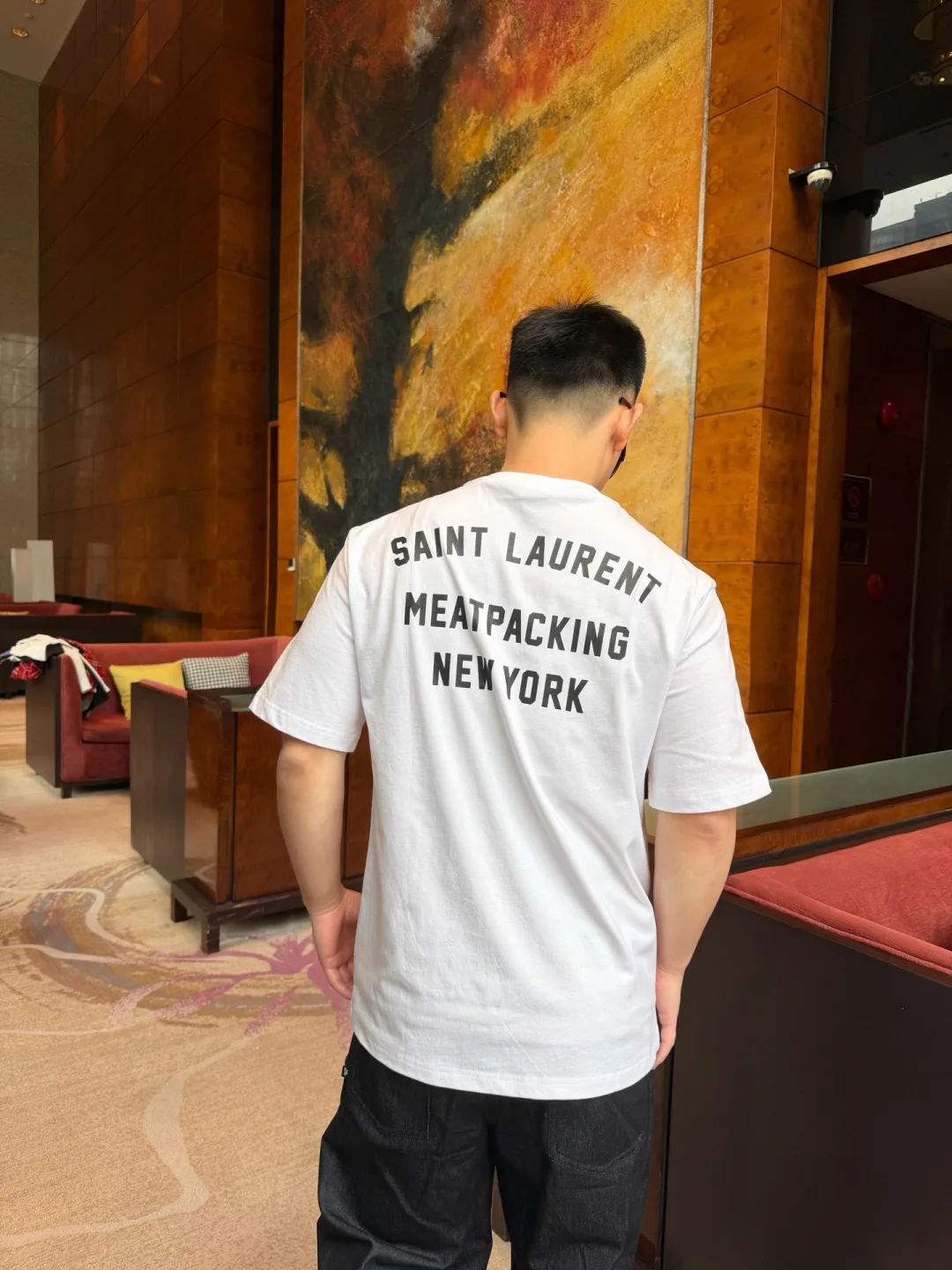 Футболки Мужские Saint Laurent 3043973