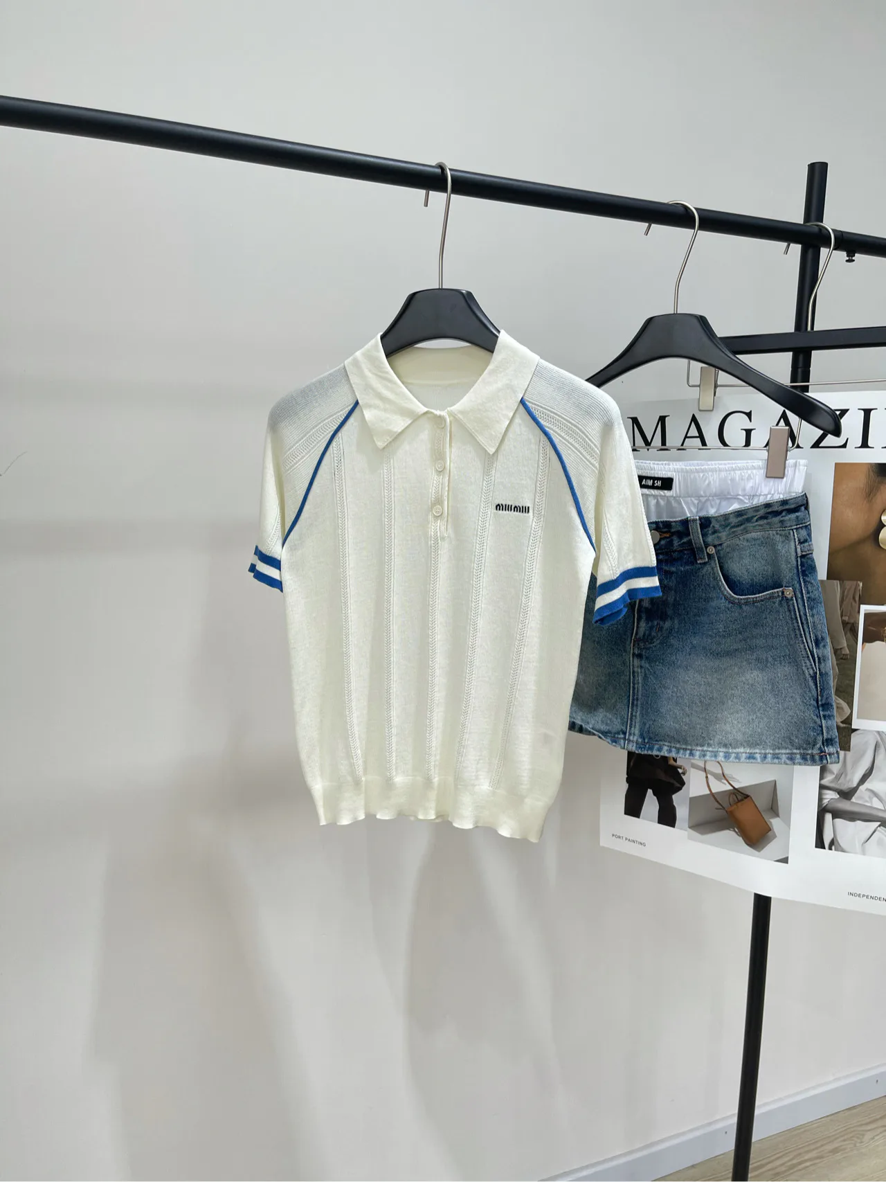 Рубашки Мужские Miu Miu 11209347