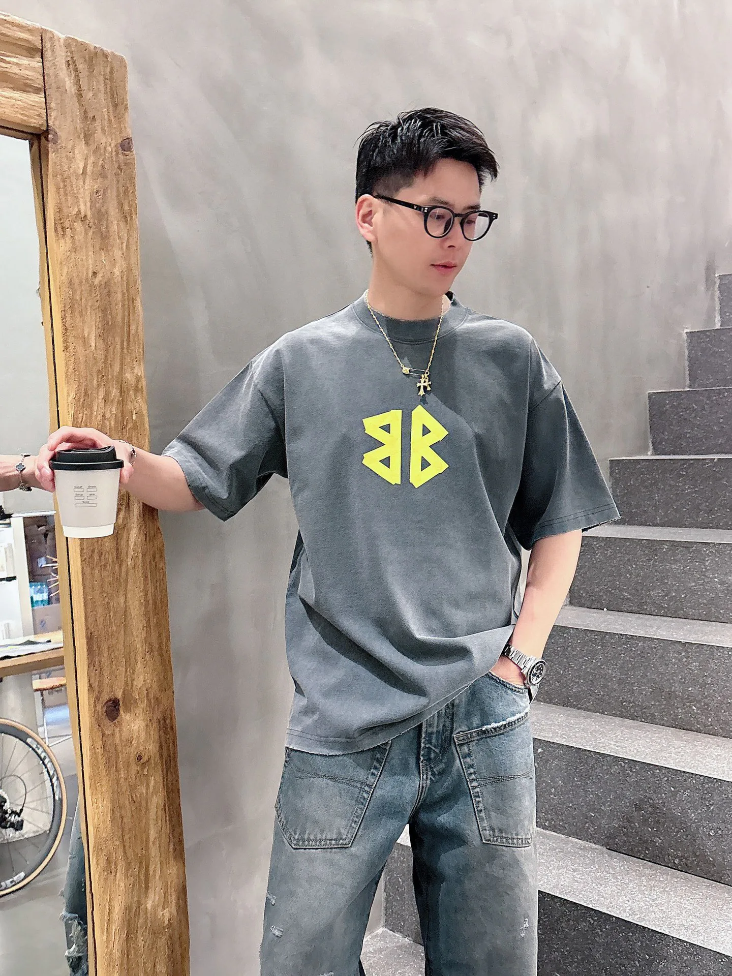 Футболки Мужские Balenciaga 16848