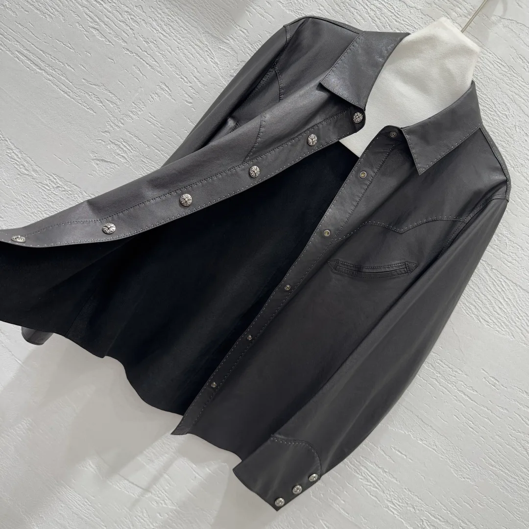 Кожаные Куртки И Дублёнки Женские Chrome Hearts 13228449