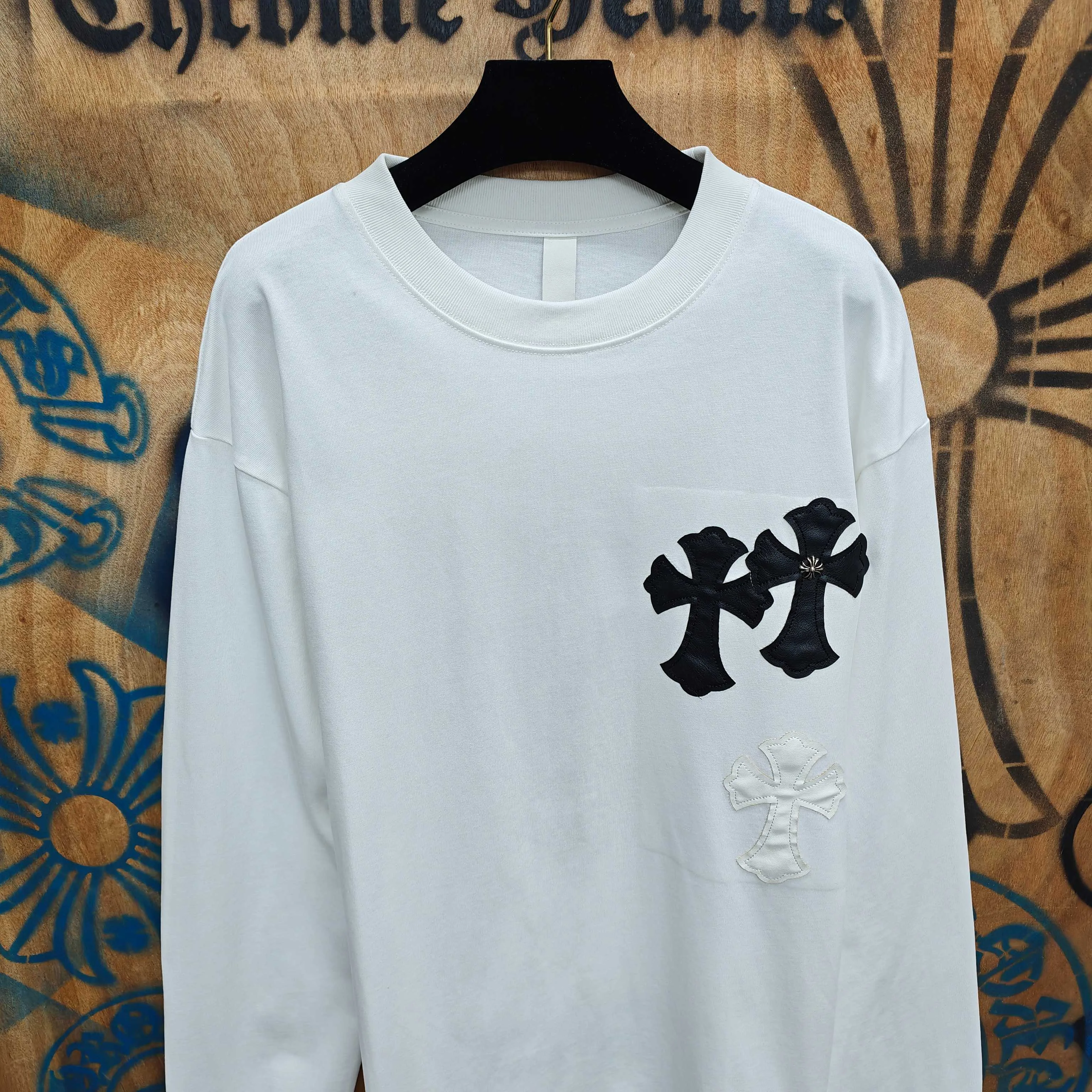 Лонгсливы Мужские Chrome Hearts 13311030