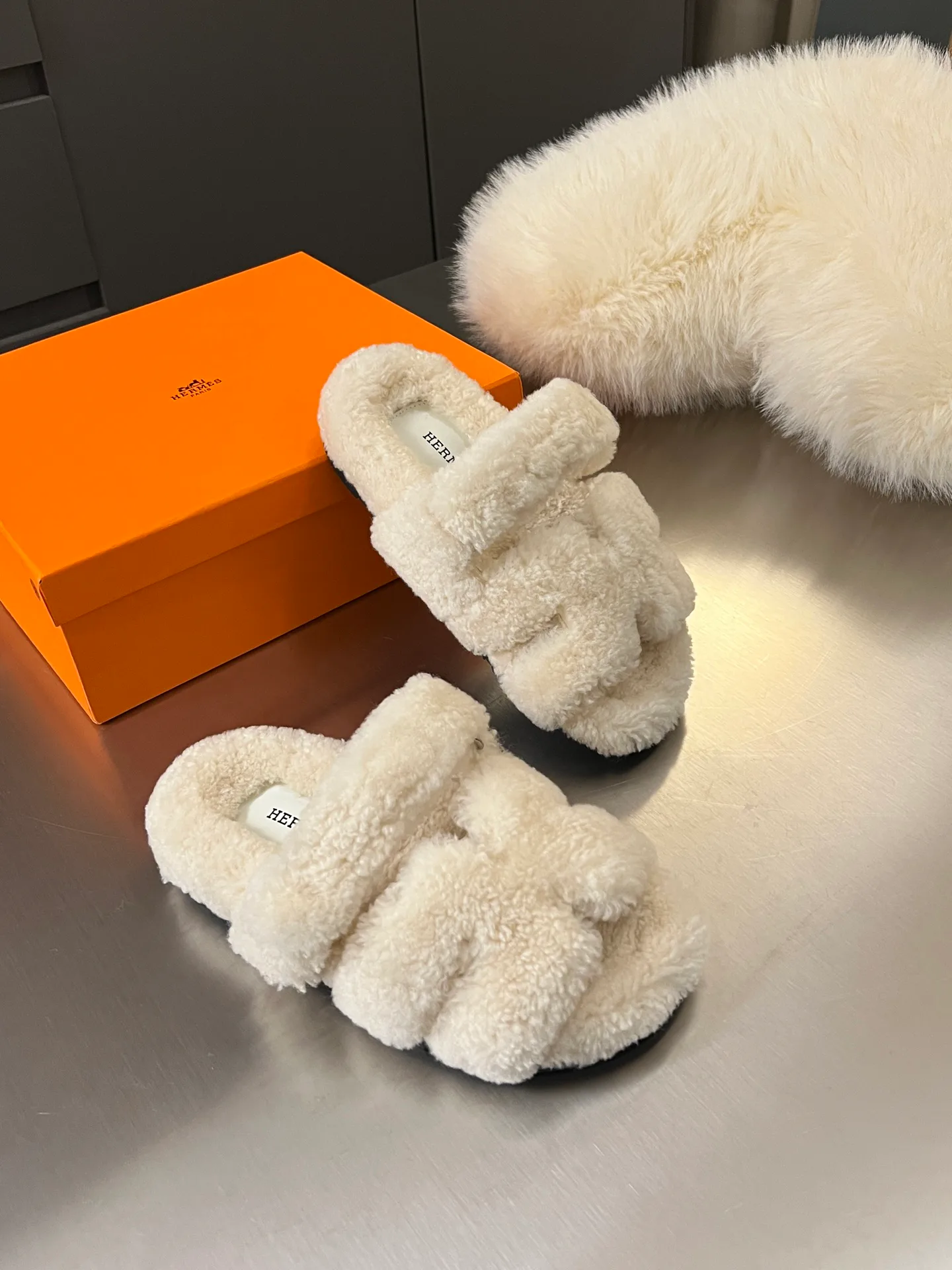 Тапочки Женские Hermes 17957237