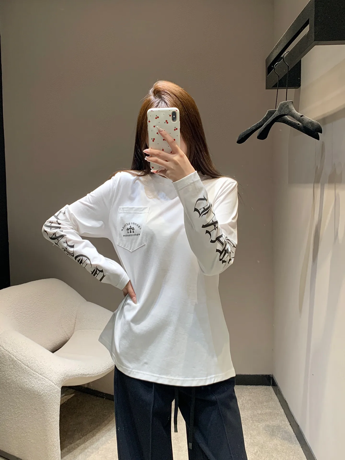 Футболки Женские Chrome Hearts 4275829