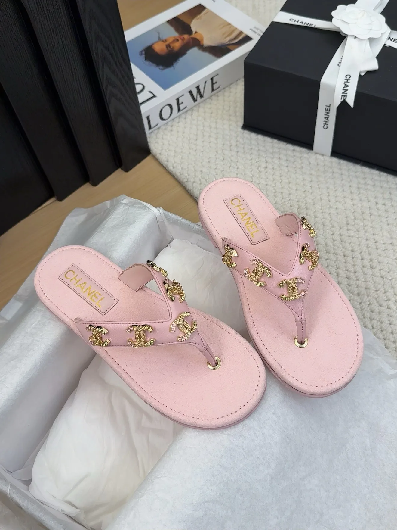 Шлепанцы Женские Chanel 25917