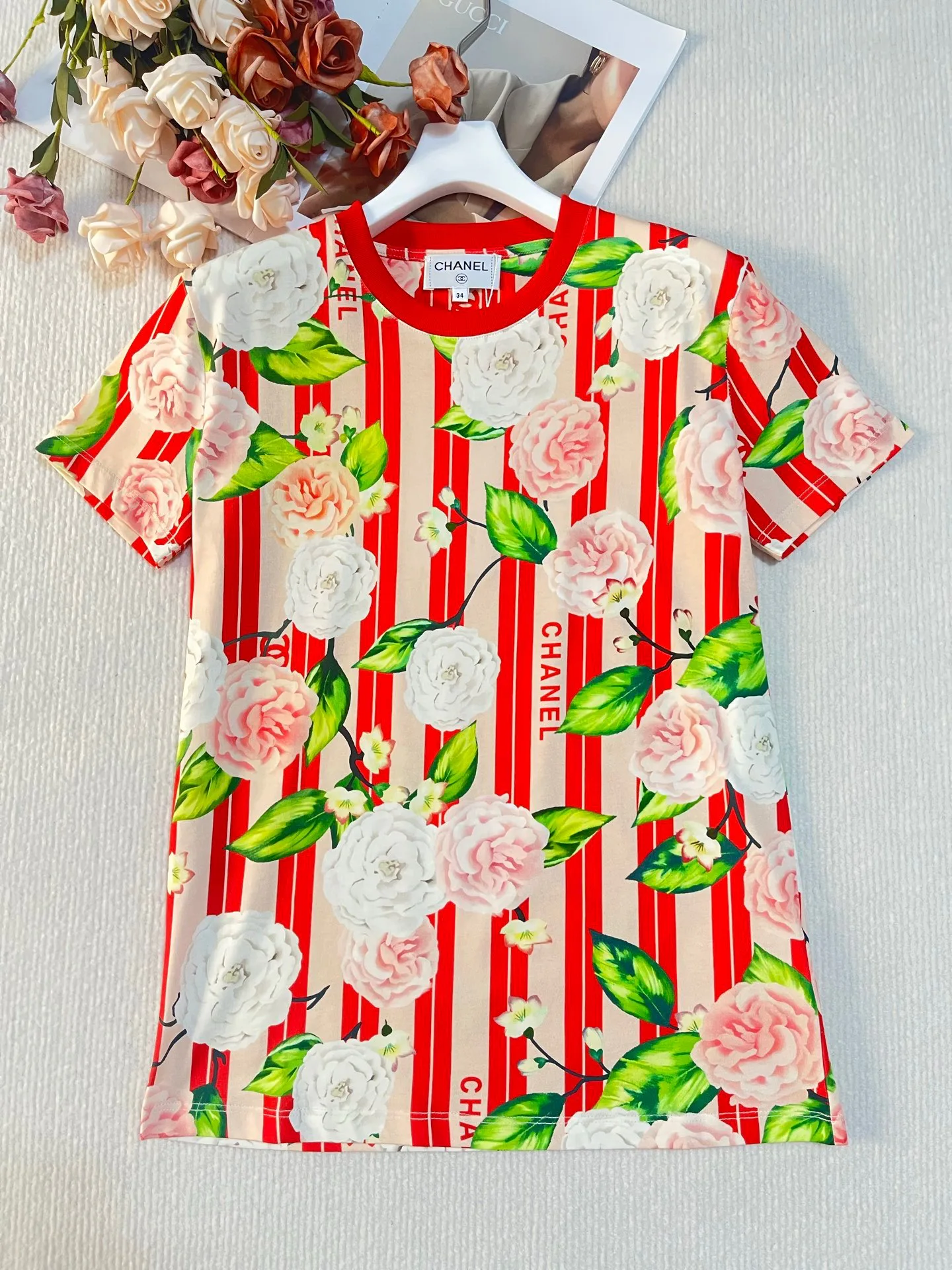 Футболки Женские Chanel 3042955