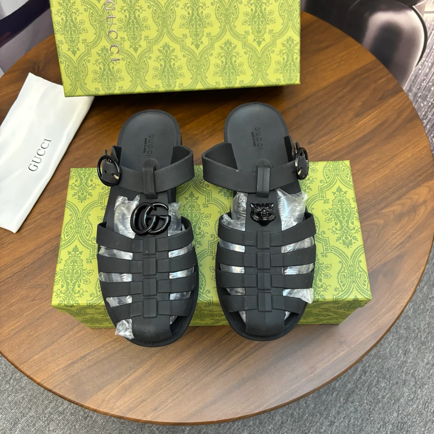 Шлепанцы Женские Gucci 493961