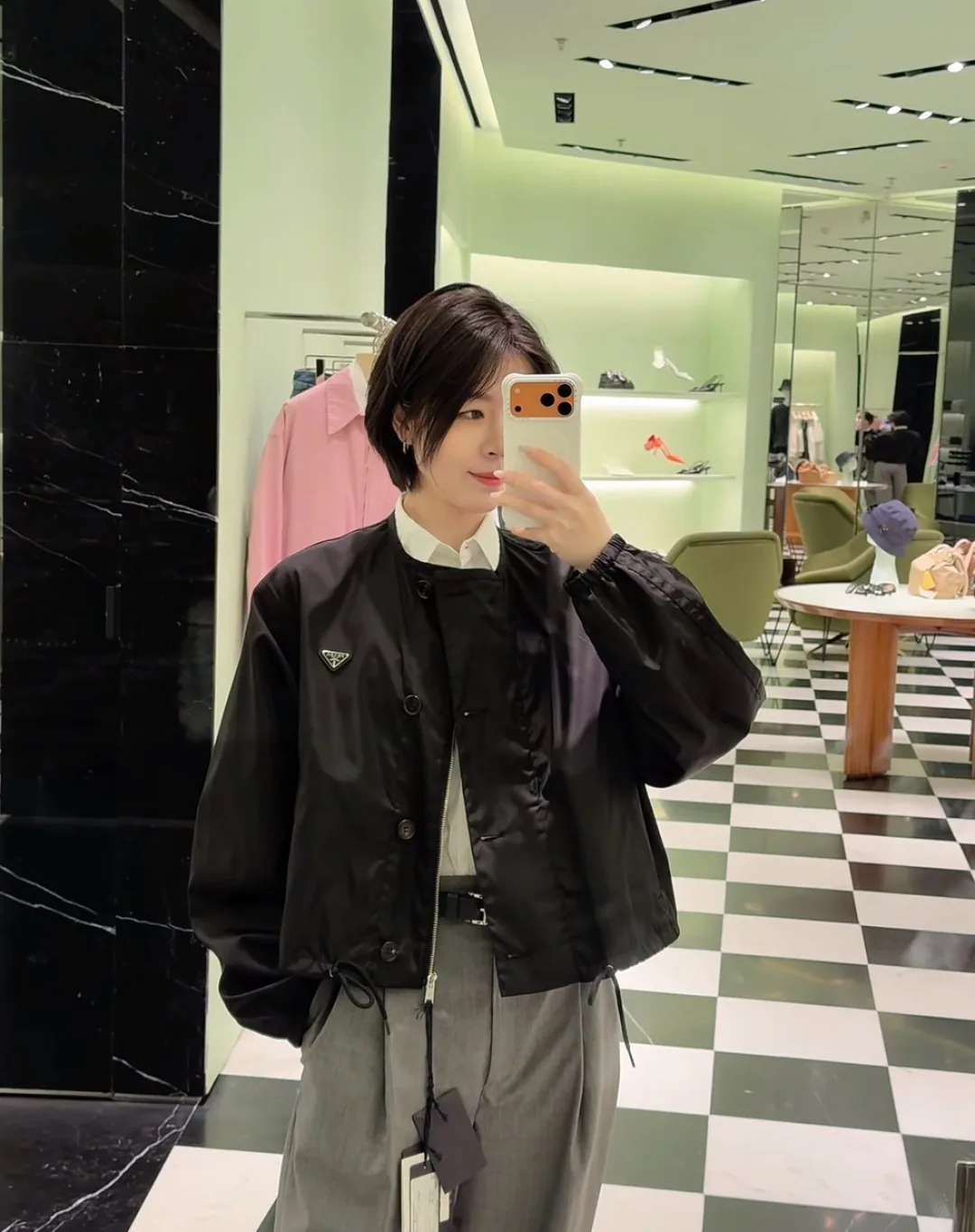 Куртки И Пуховики Женские Prada 17995957