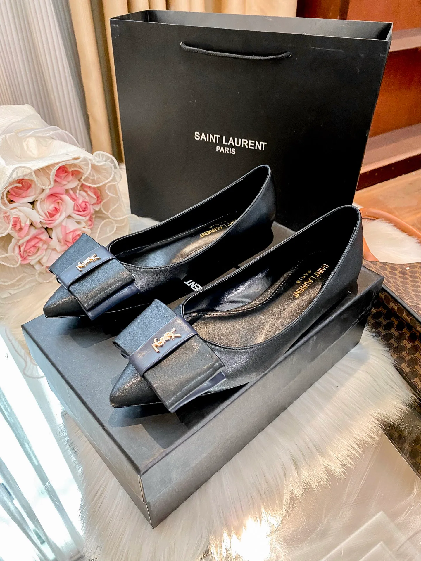 Туфли Женские Saint Laurent 760679