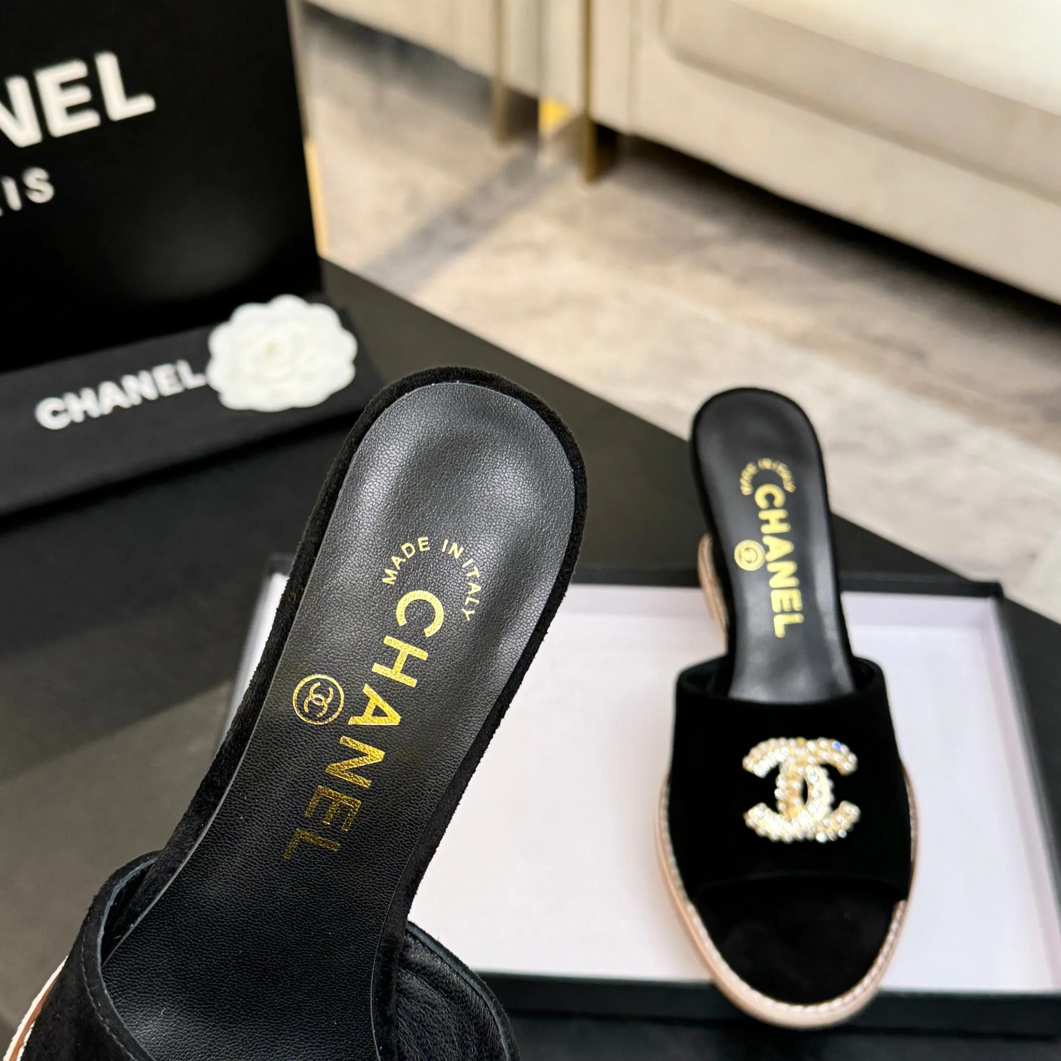 Босоножки Женские Chanel 10235885