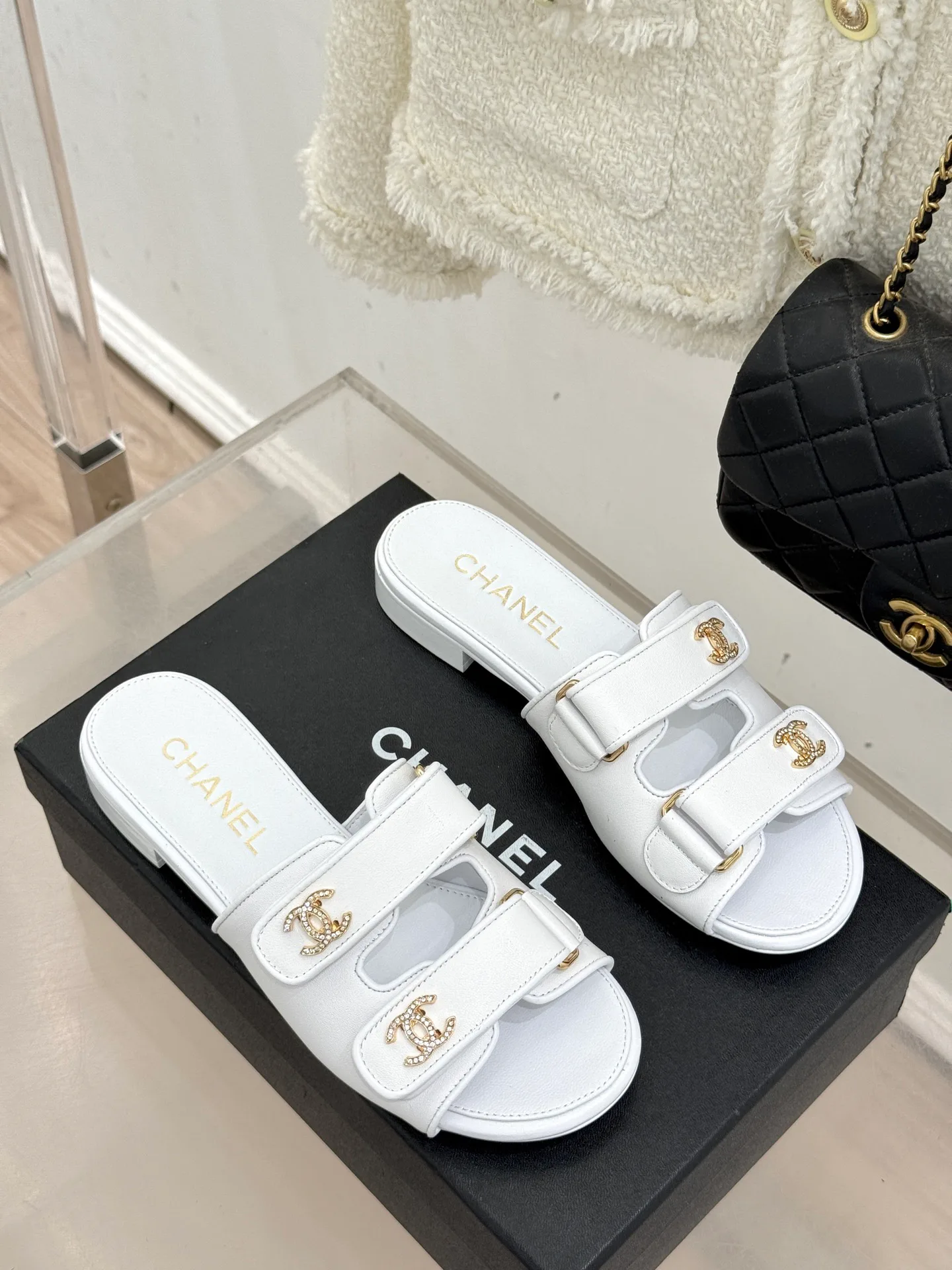 Шлепанцы Женские Chanel 1885753