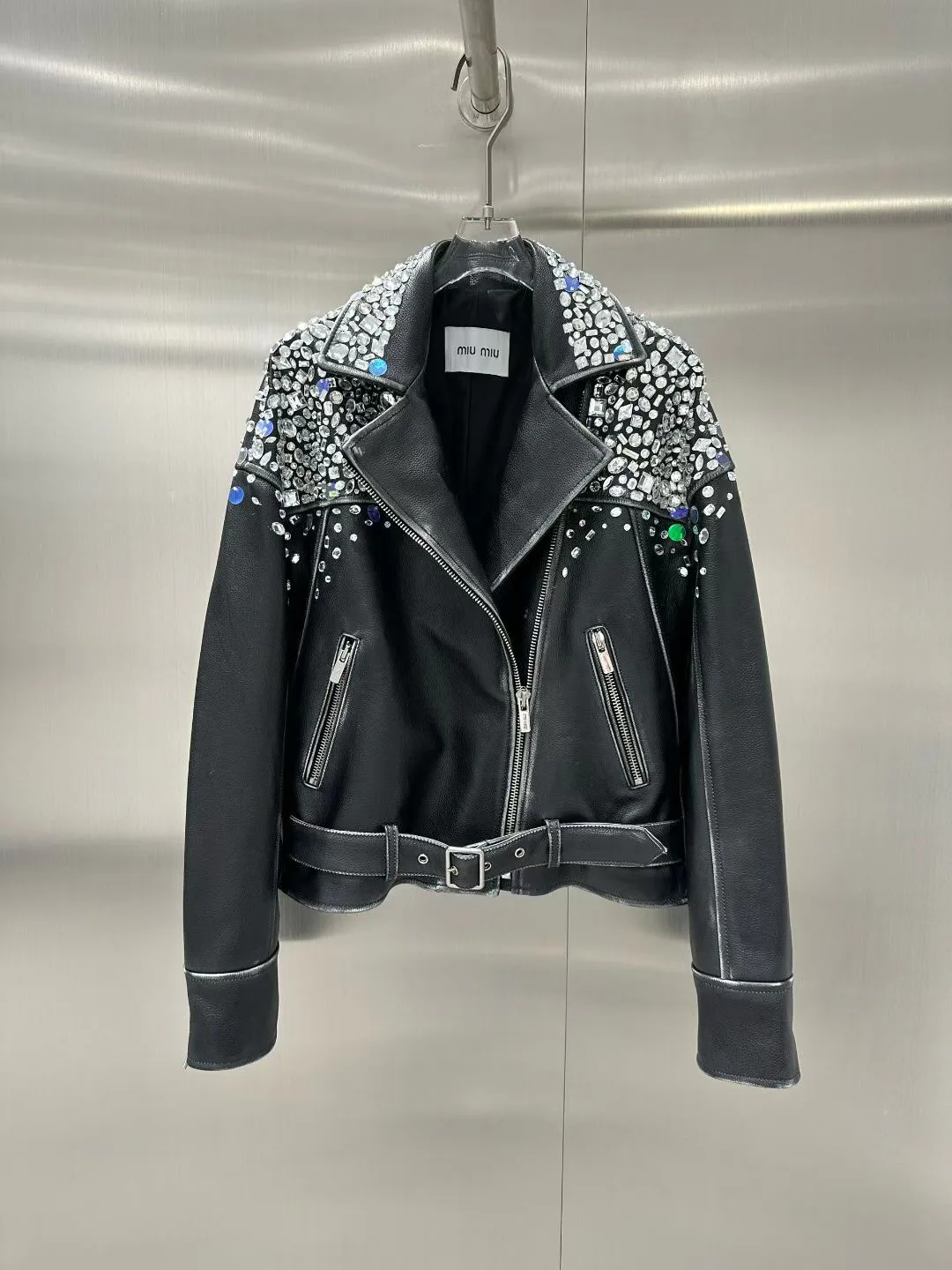 Кожаные Куртки И Дублёнки Женские Miu Miu 11428983