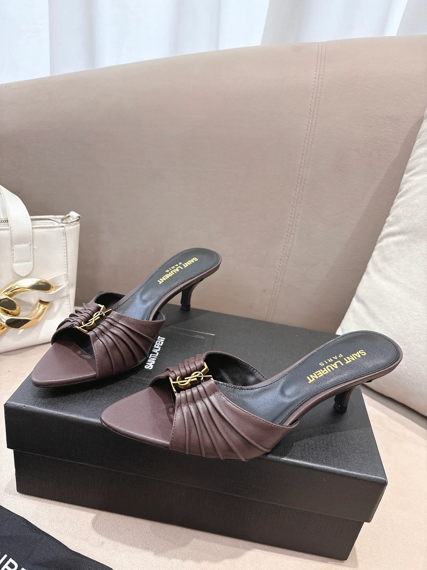 Мюли И Сабо Женские Saint Laurent 12815334