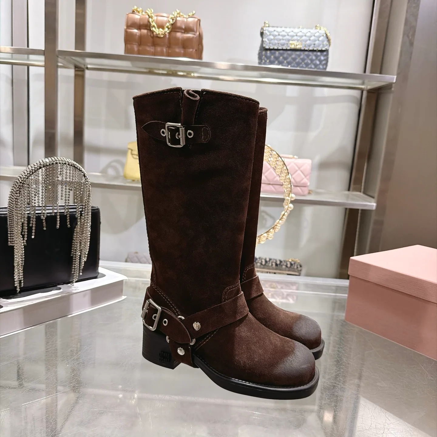 Сапоги Женские Miu Miu 19290618