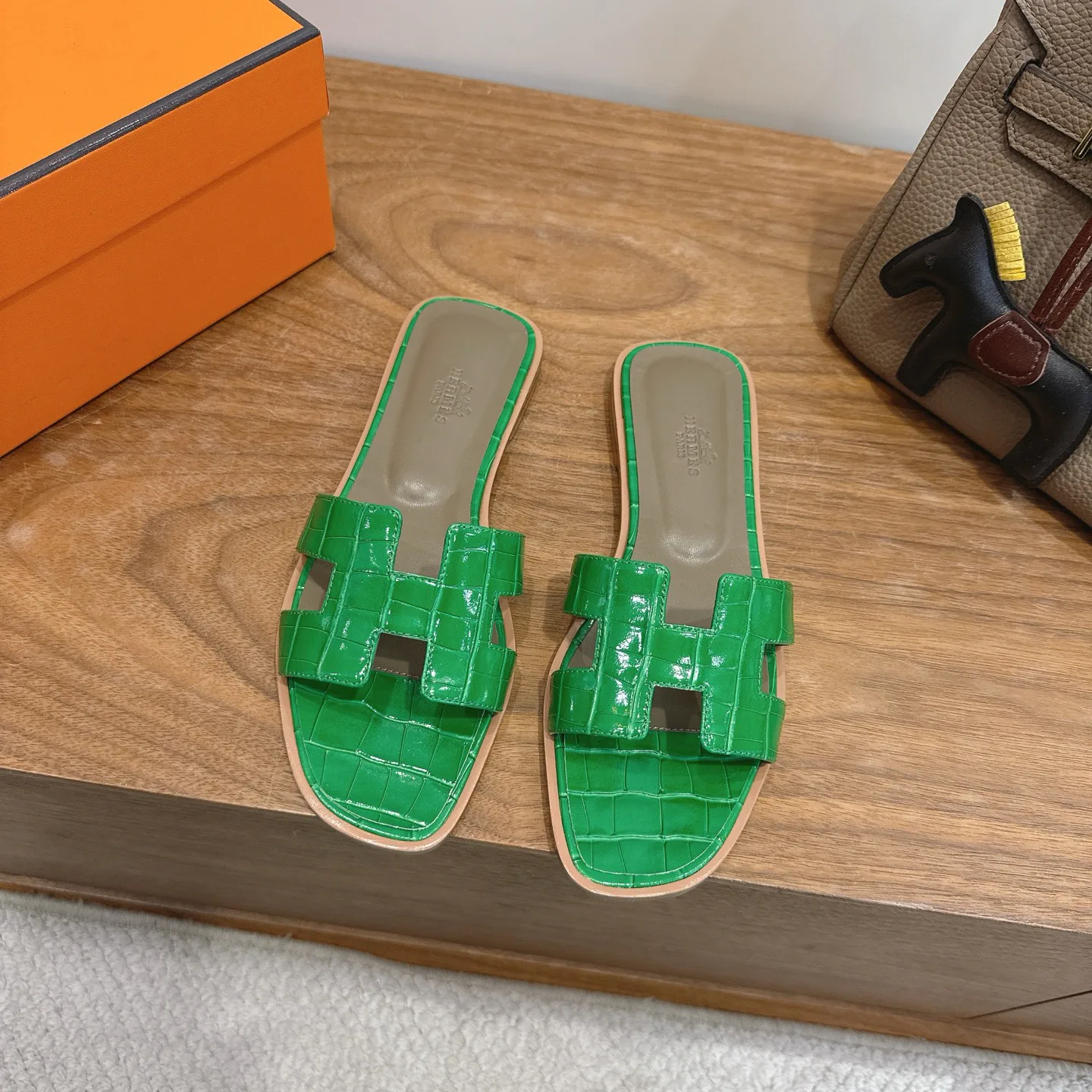 Шлепанцы Женские Hermes 1223565