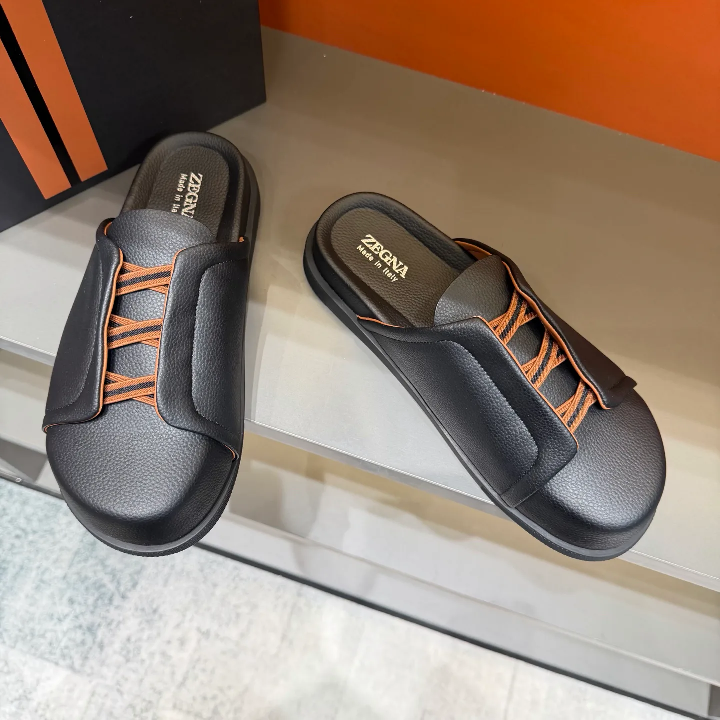 Шлепанцы Мужские Zegna 18385644