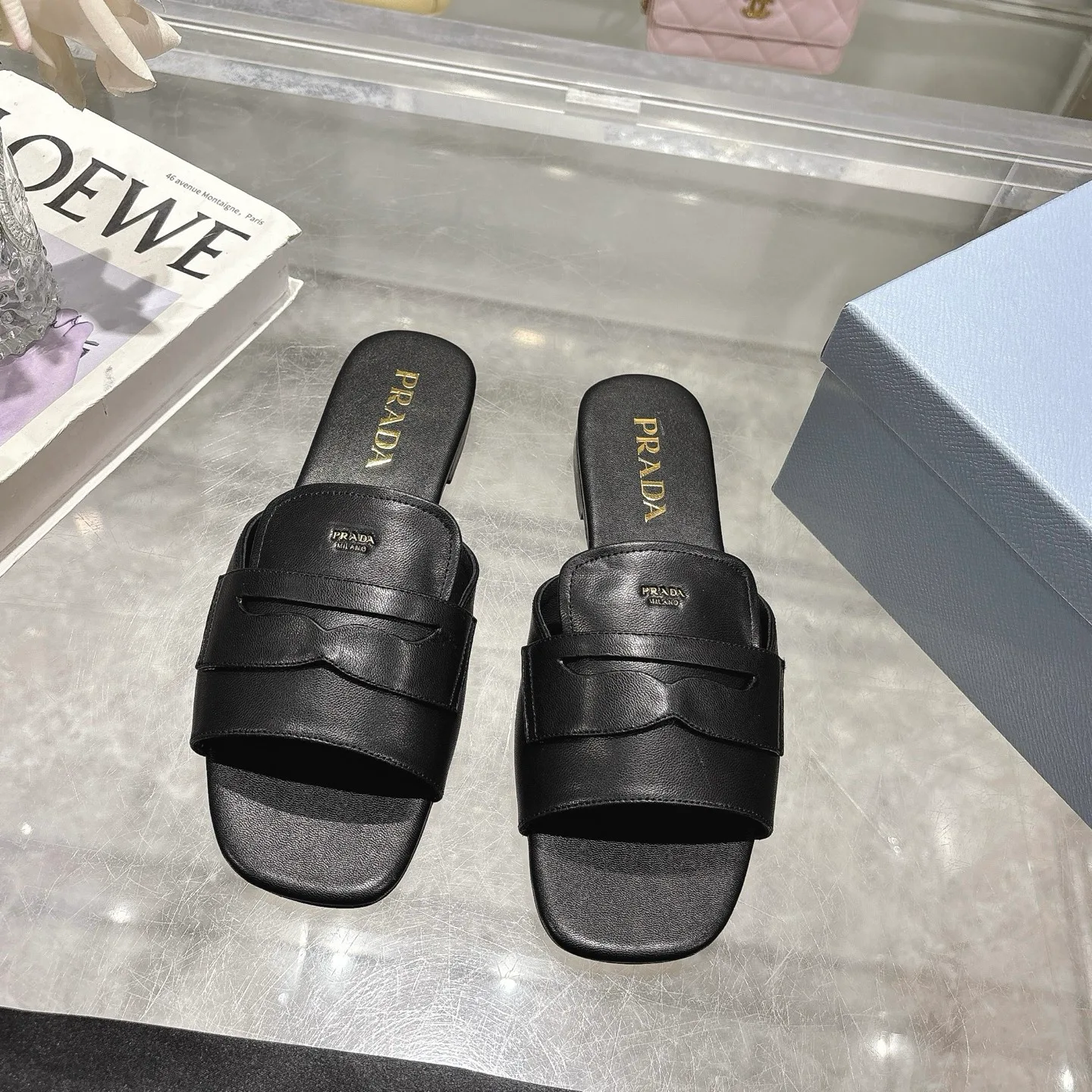 Шлепанцы Женские Prada 490969