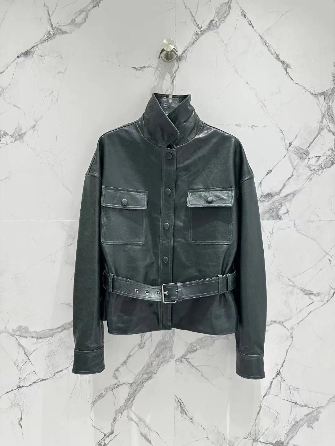 Кожаные Куртки И Дублёнки Женские Saint Laurent 11700594