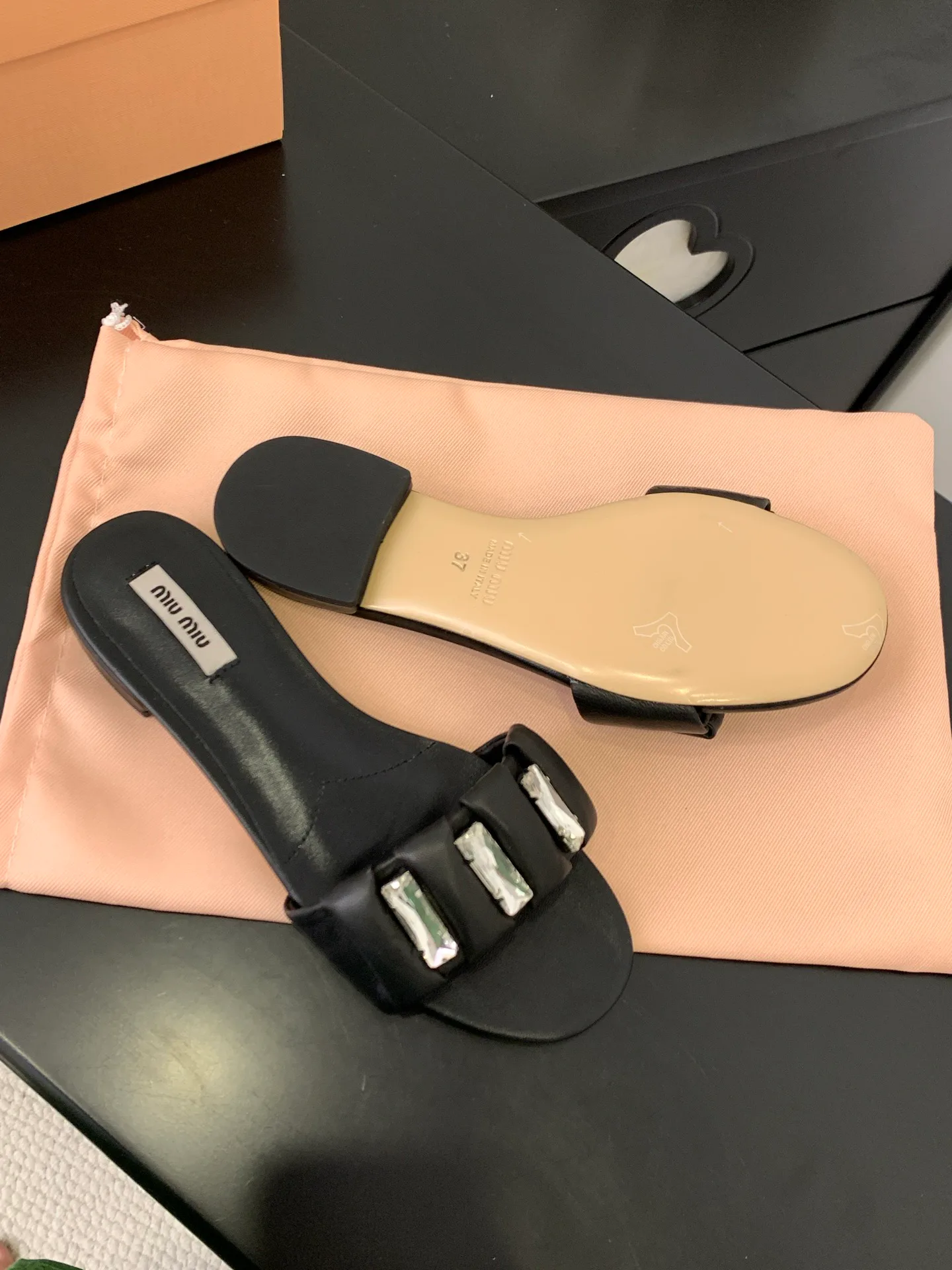 Шлепанцы Женские Miu Miu 31099