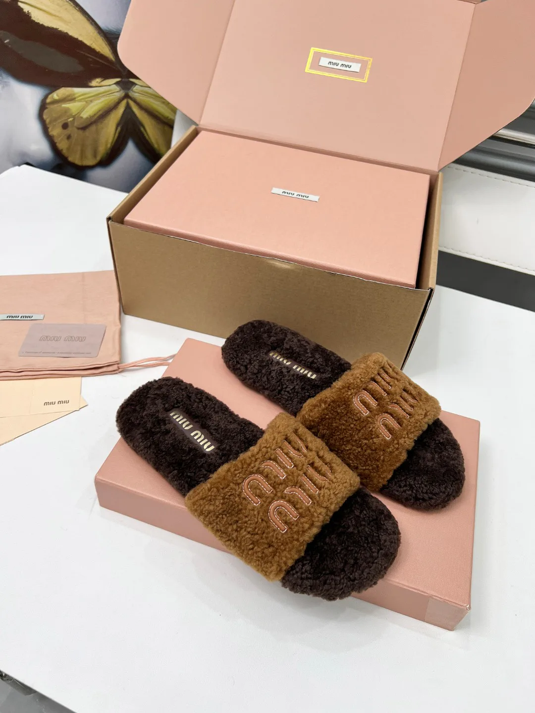 Тапочки Женские Miu Miu 472238