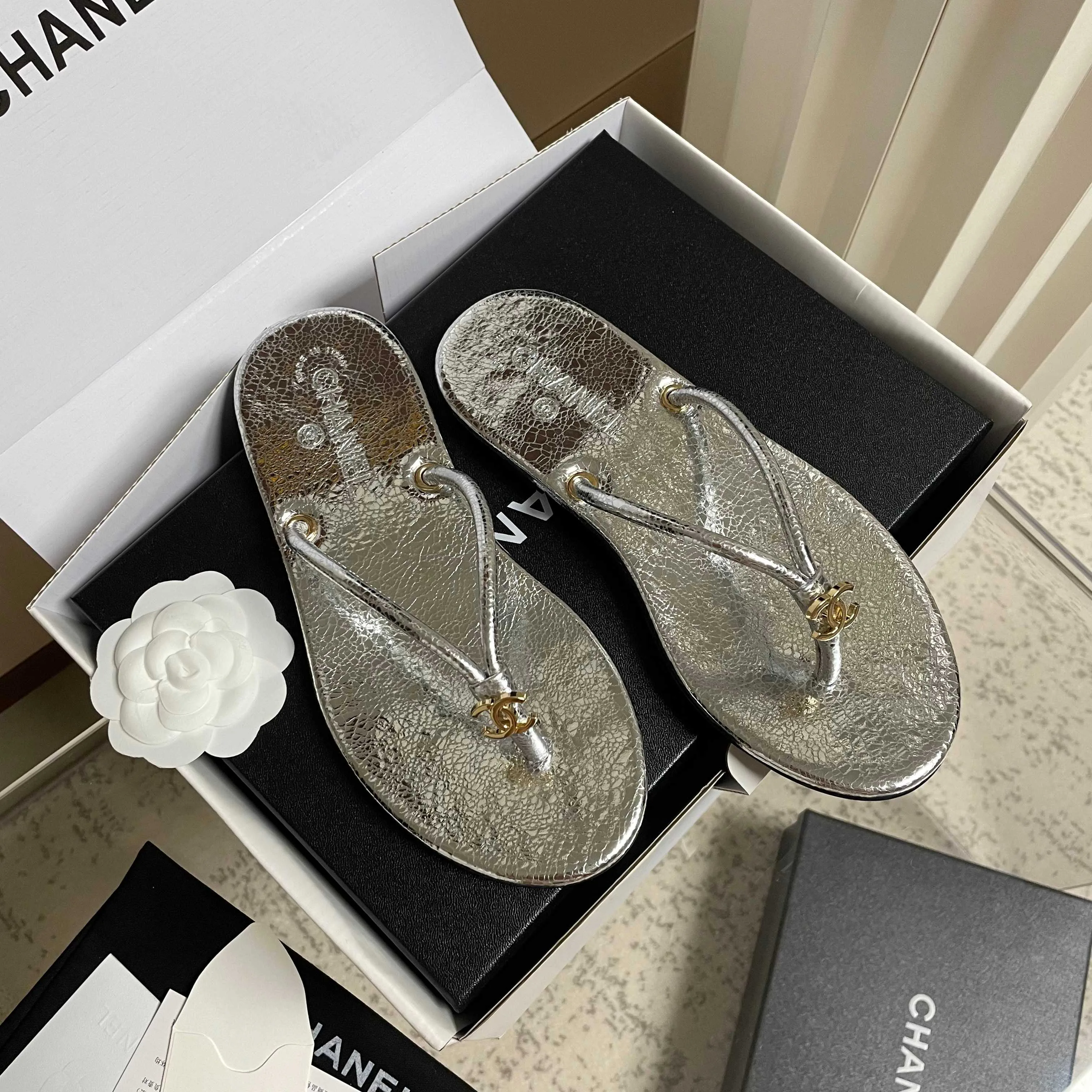 Шлепанцы Женские Chanel 11893462