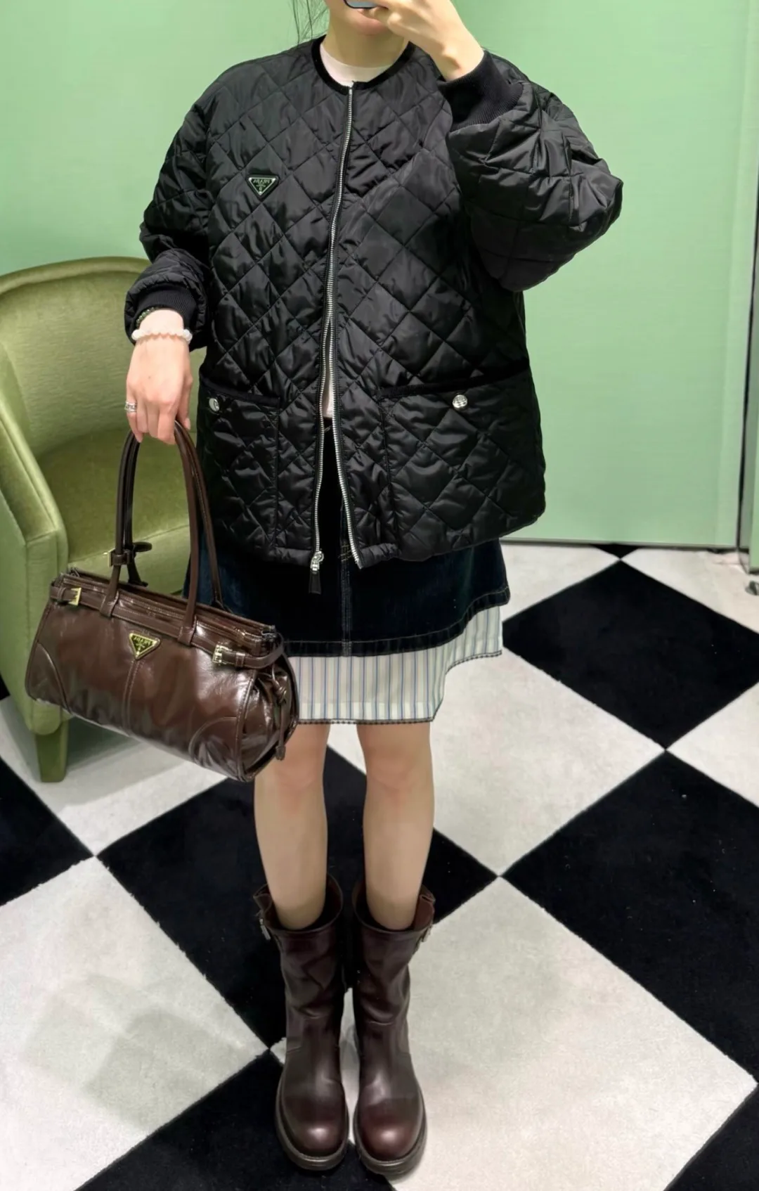 Куртки И Пуховики Женские Prada 18465918