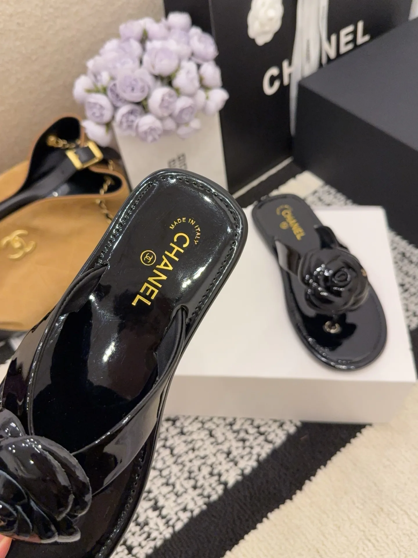 Шлепанцы Женские Chanel 403352