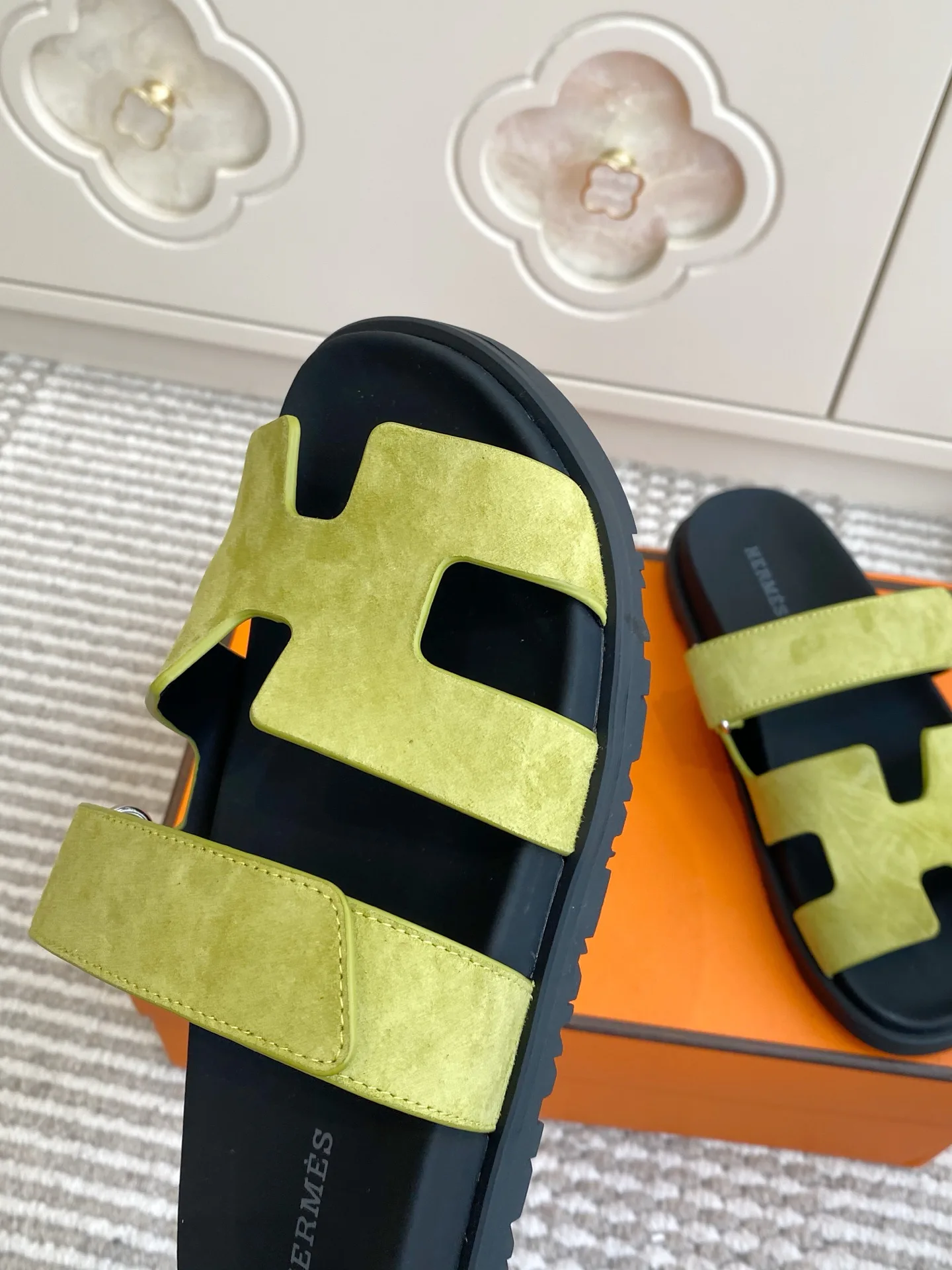 Шлепанцы Женские Hermes 1384867