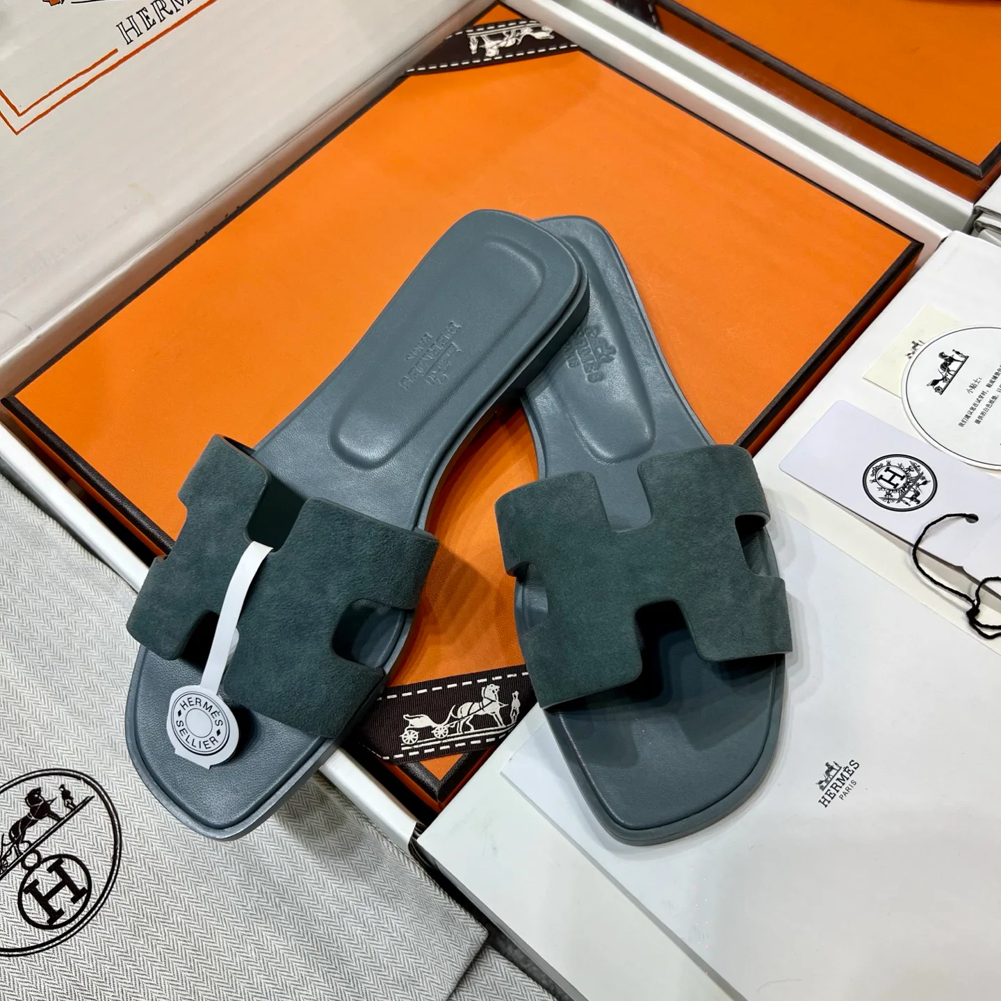 Шлепанцы Женские Hermes 5156690