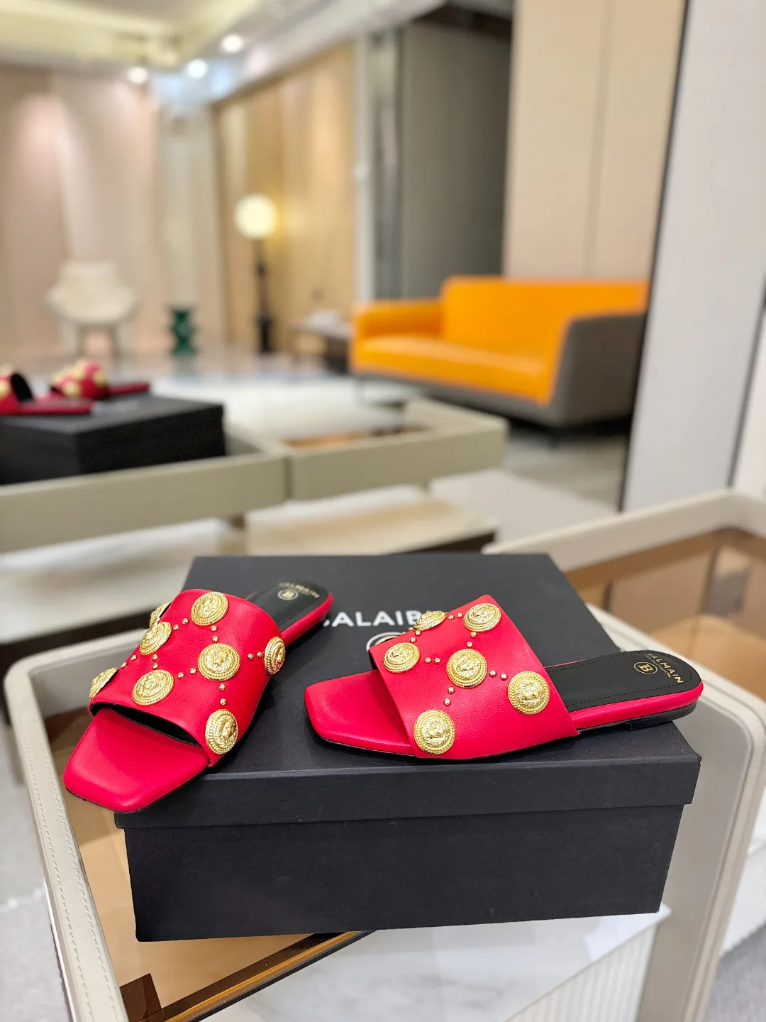 Шлепанцы Женские Balmain 841029