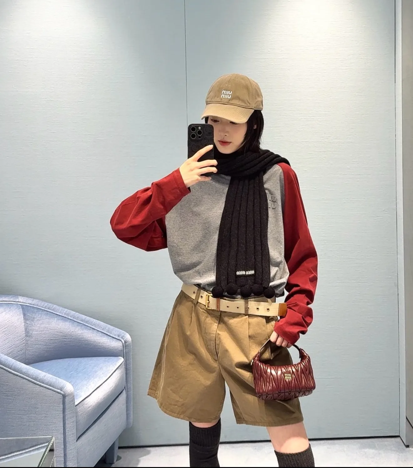 Шорты Женские Miu Miu 5087077