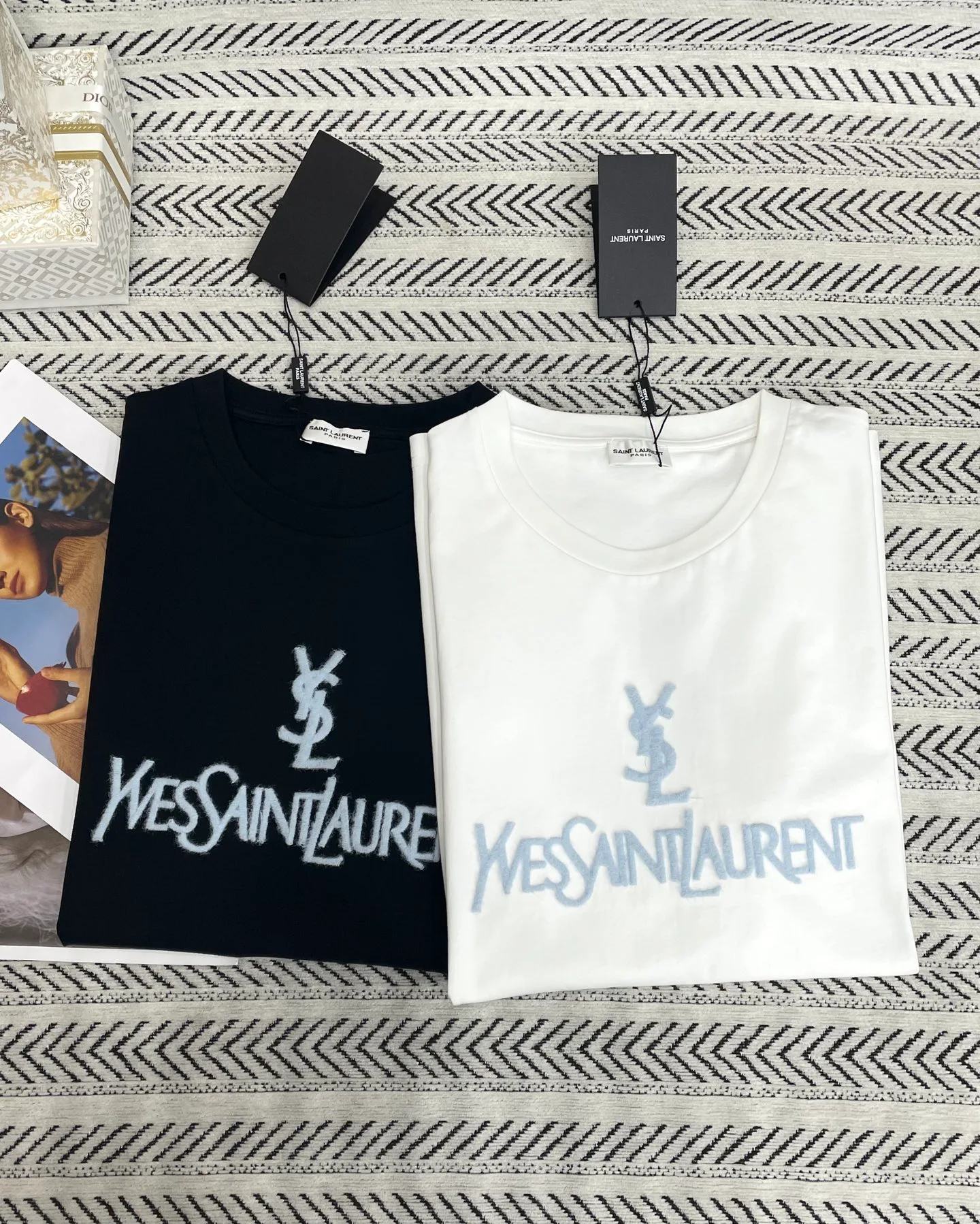 Футболки Женские Saint Laurent 4875084