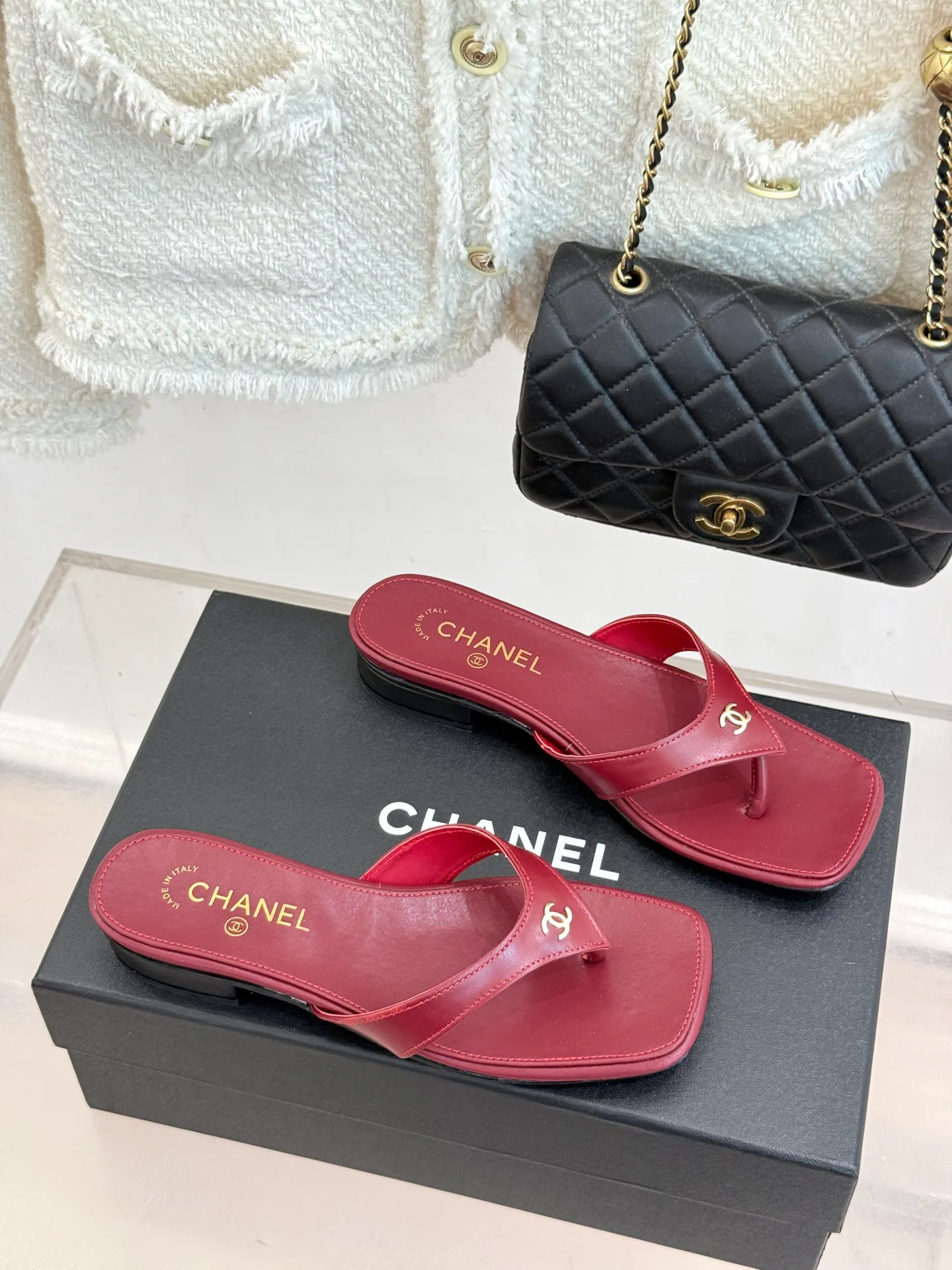Шлепанцы Женские Chanel 17724128
