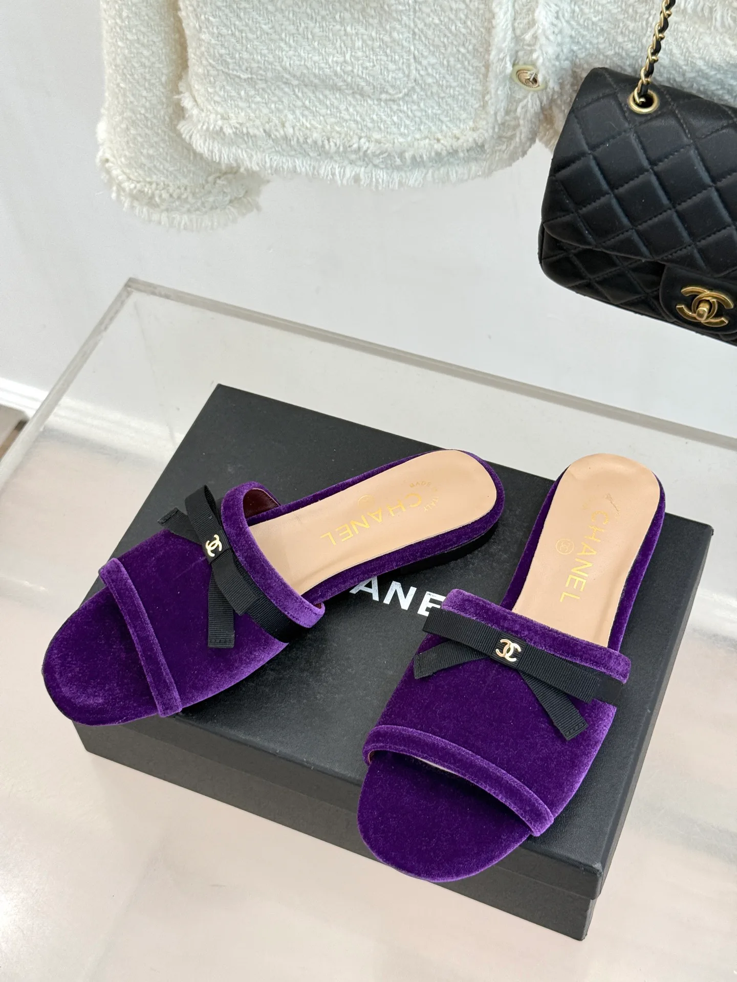 Шлепанцы Женские Chanel 12958165
