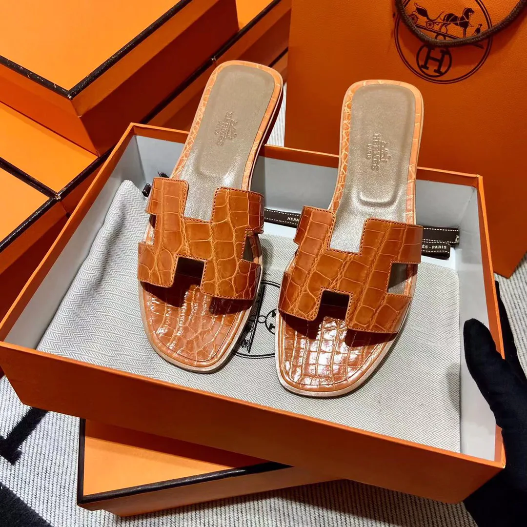 Шлепанцы Женские Hermes 4340638