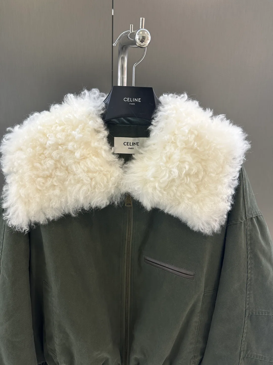 Кожаные Куртки И Дублёнки Женские Celine 836061