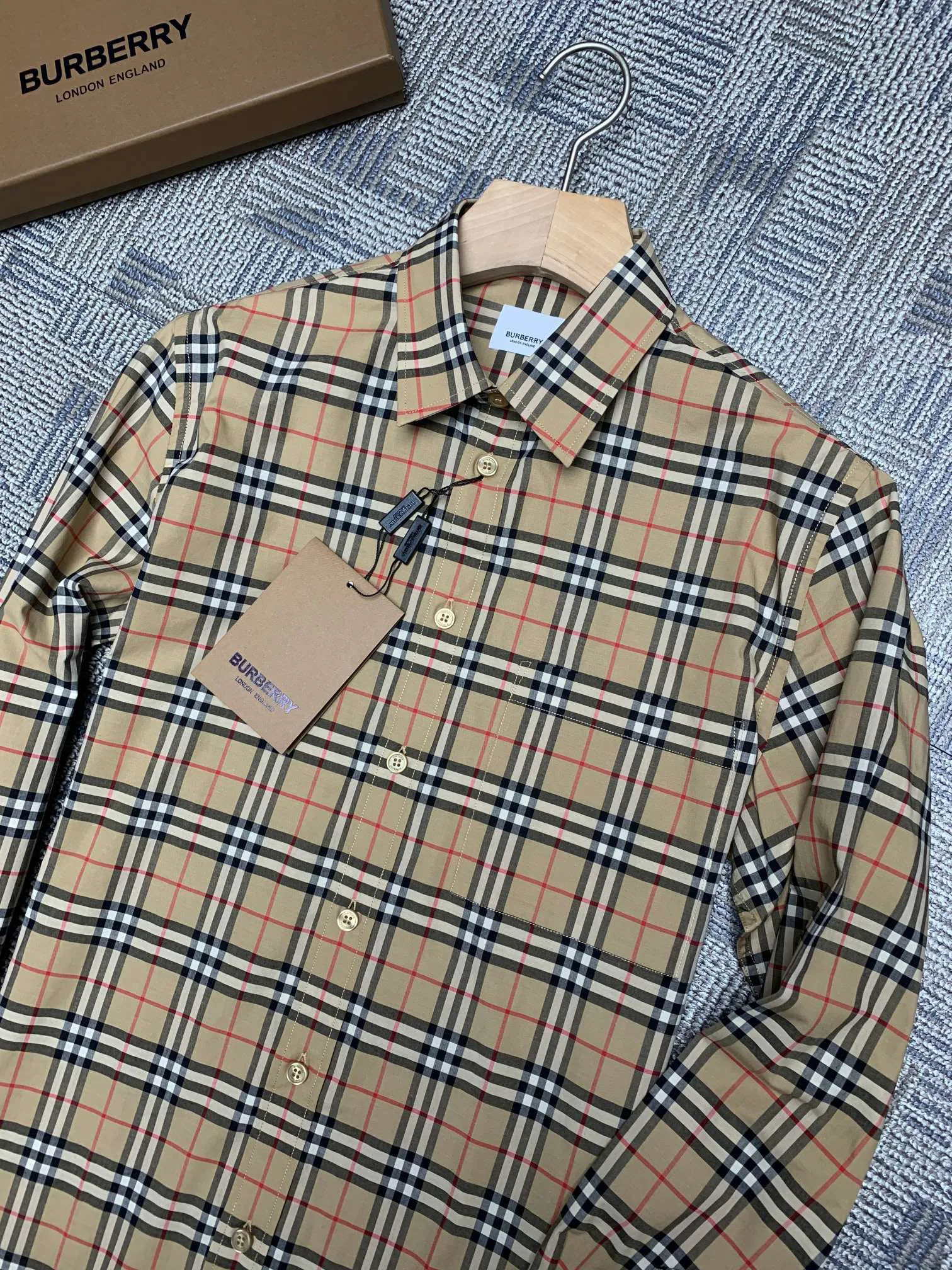 Рубашки Мужские Burberry 17967408