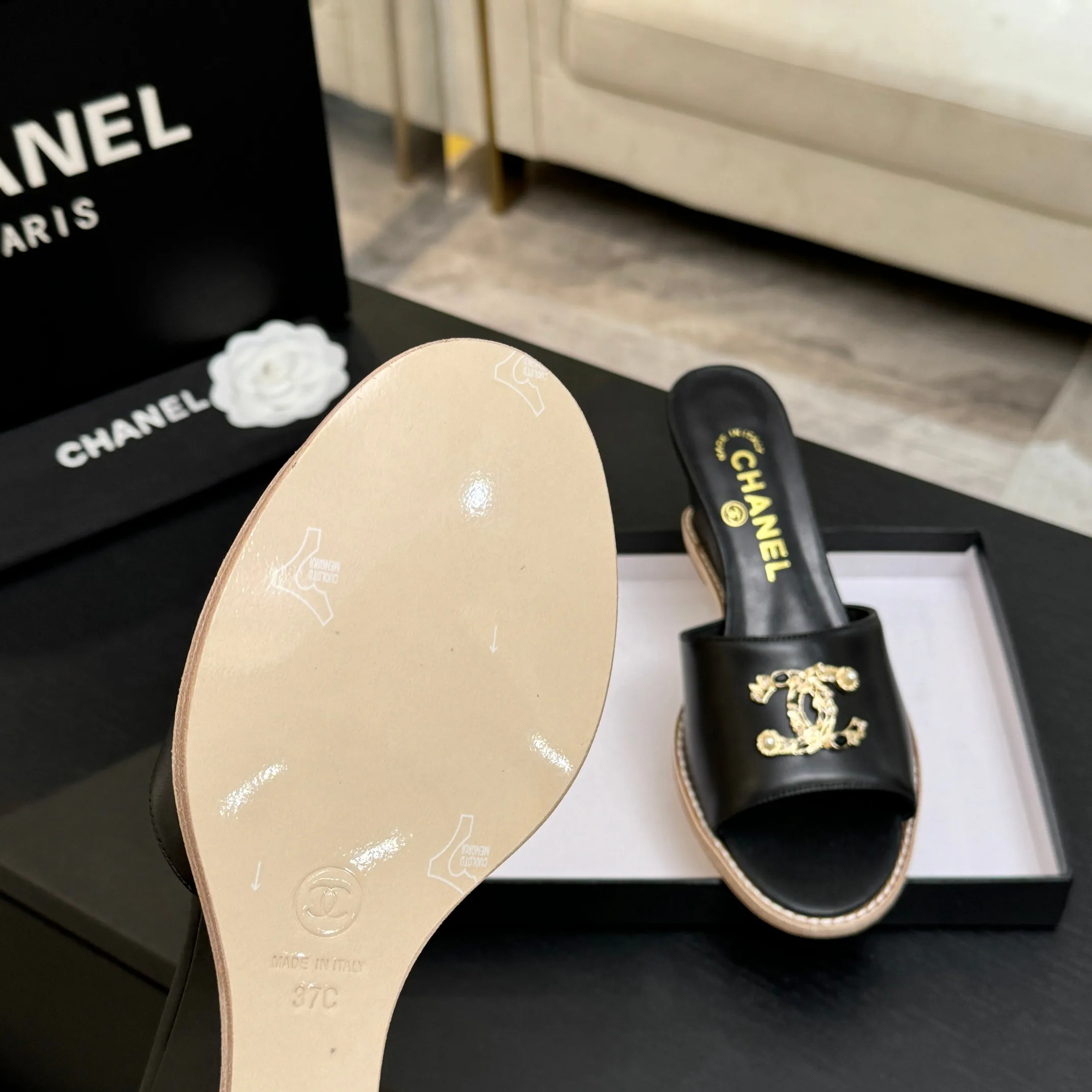 Босоножки Женские Chanel 10235891